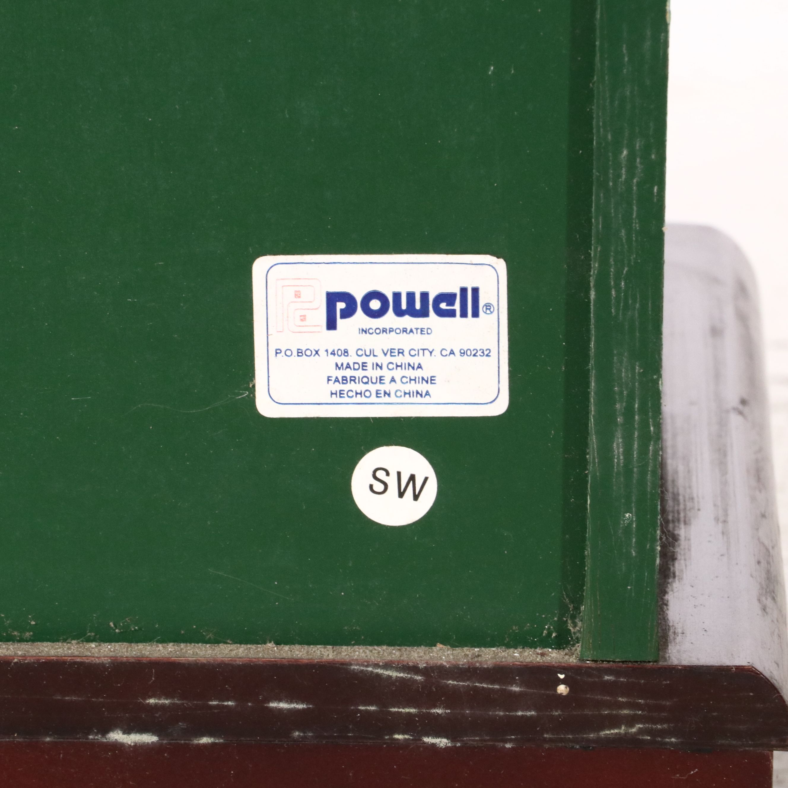 Powell Painted Golf-Themed Cabinet