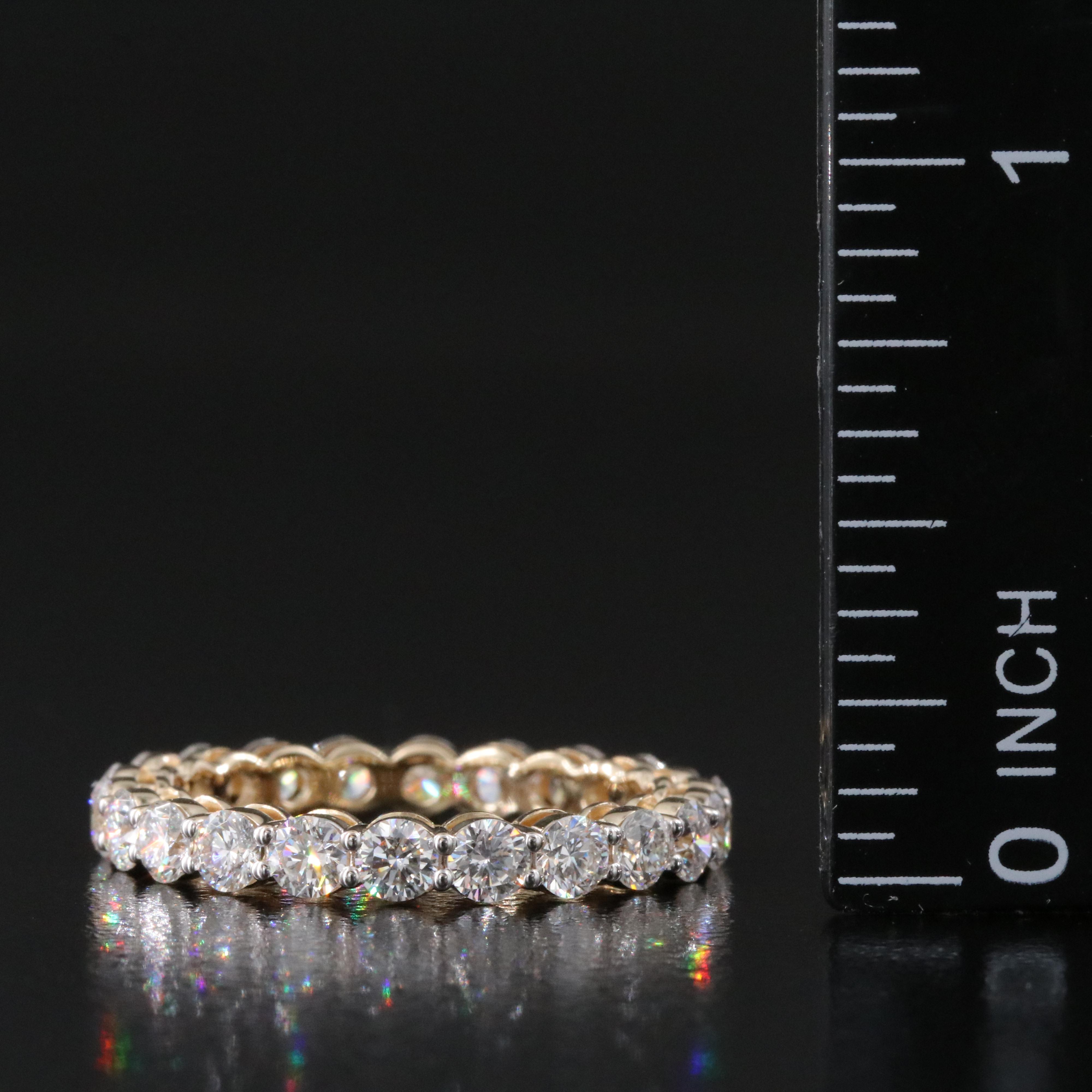 14K 2.23 CTW Lab Grown Diamond Eternity Band