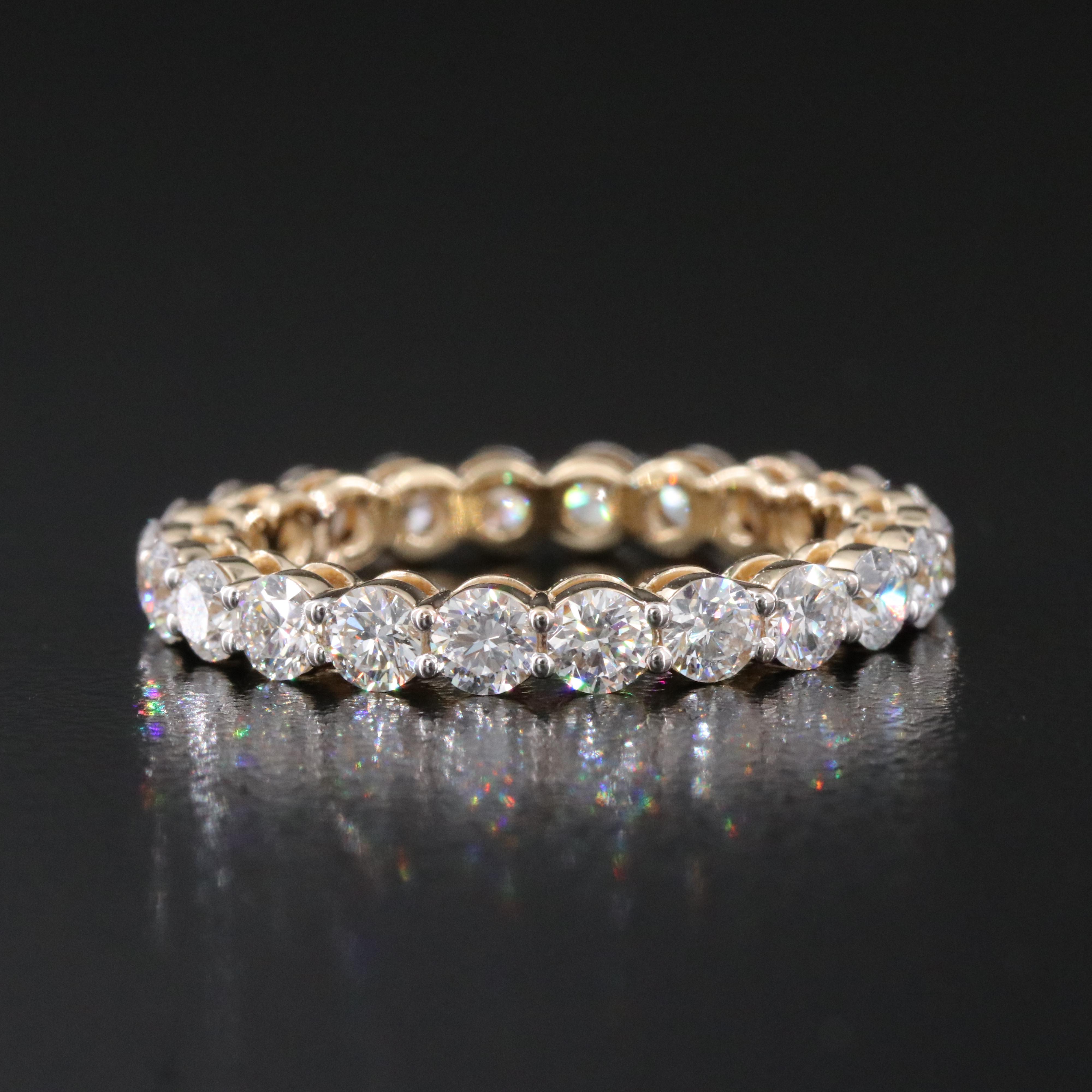 14K 2.23 CTW Lab Grown Diamond Eternity Band