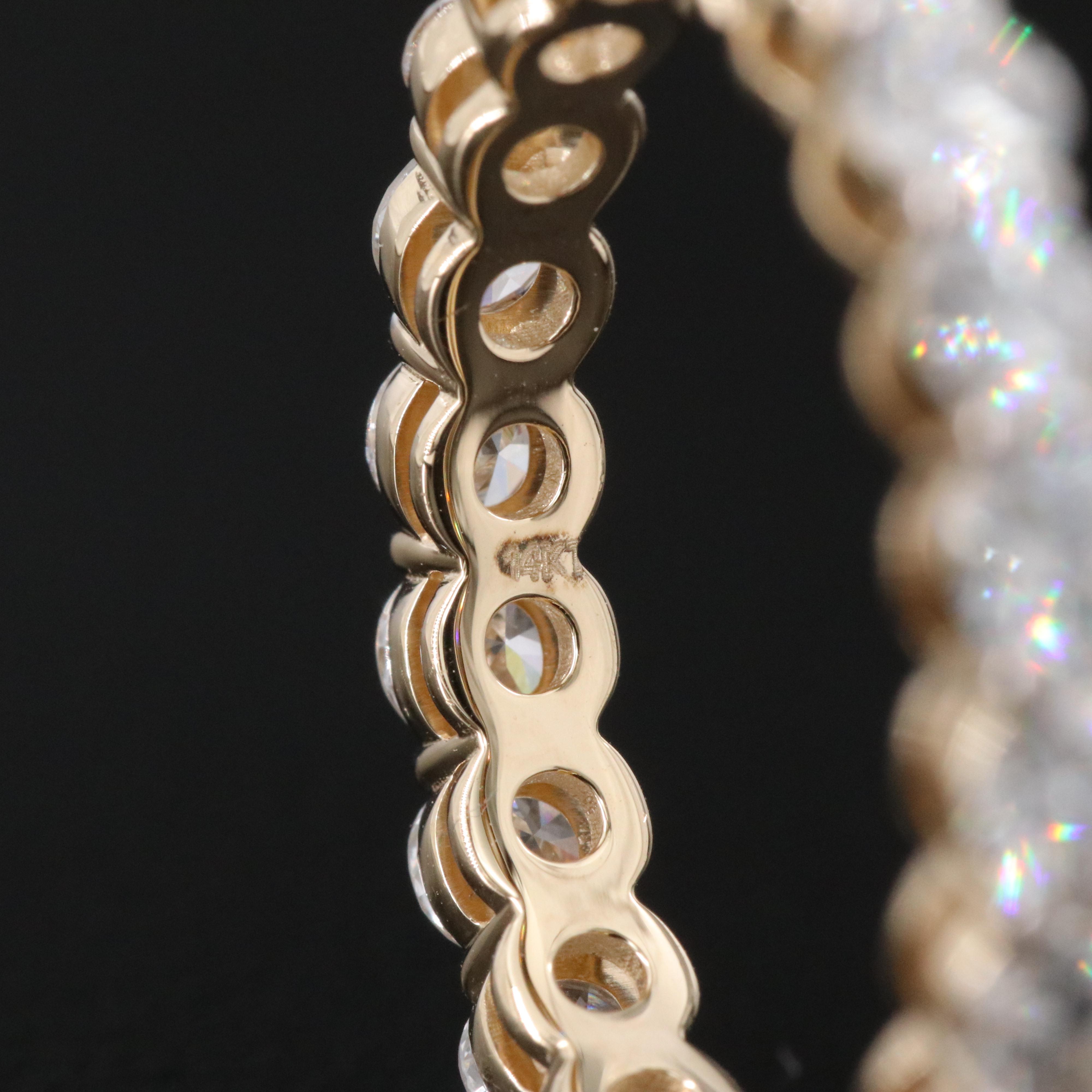 14K 2.23 CTW Lab Grown Diamond Eternity Band