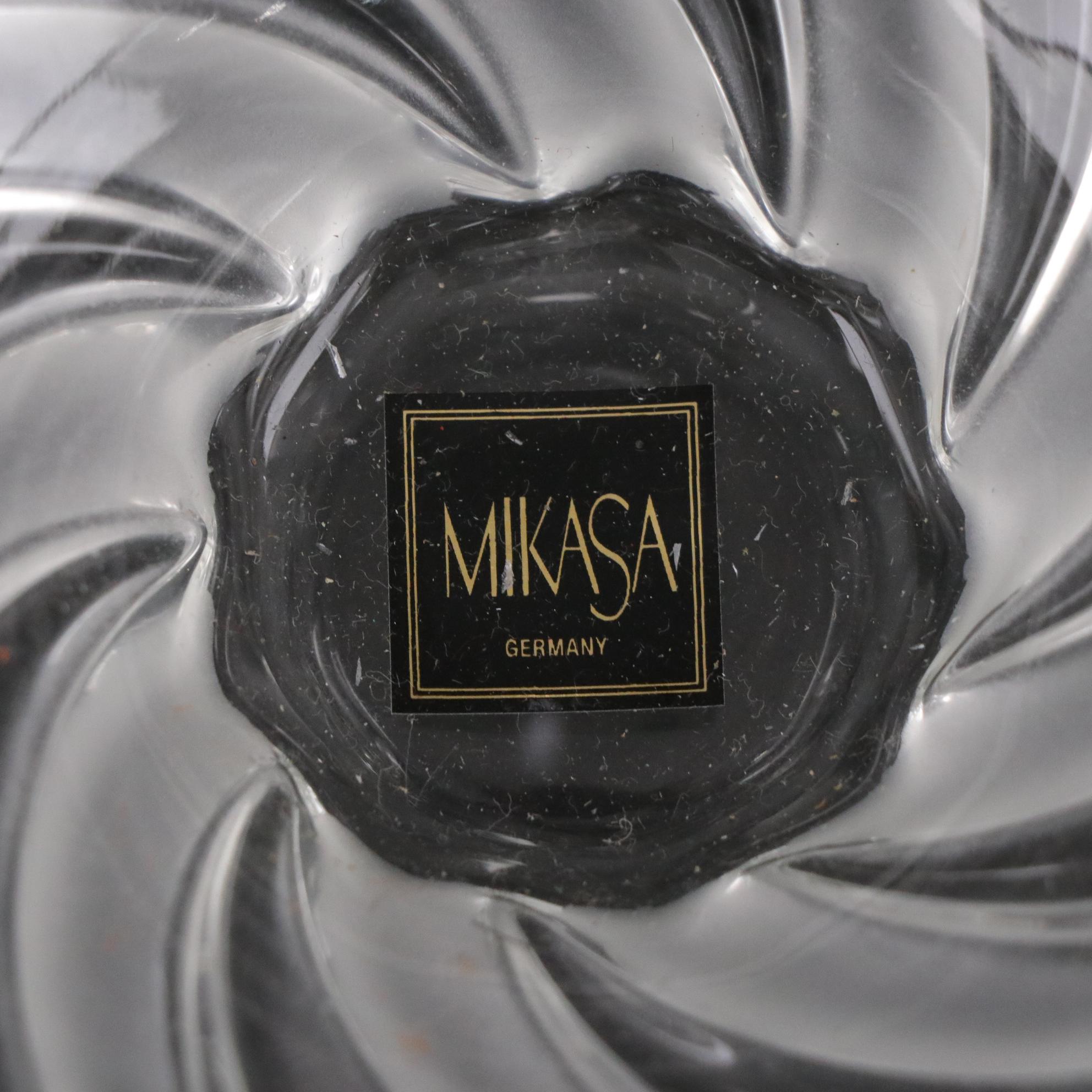 Mikasa "Peppermint Frost" Crystal Bowl with Nancy Prentiss "Lady Hilton" & More