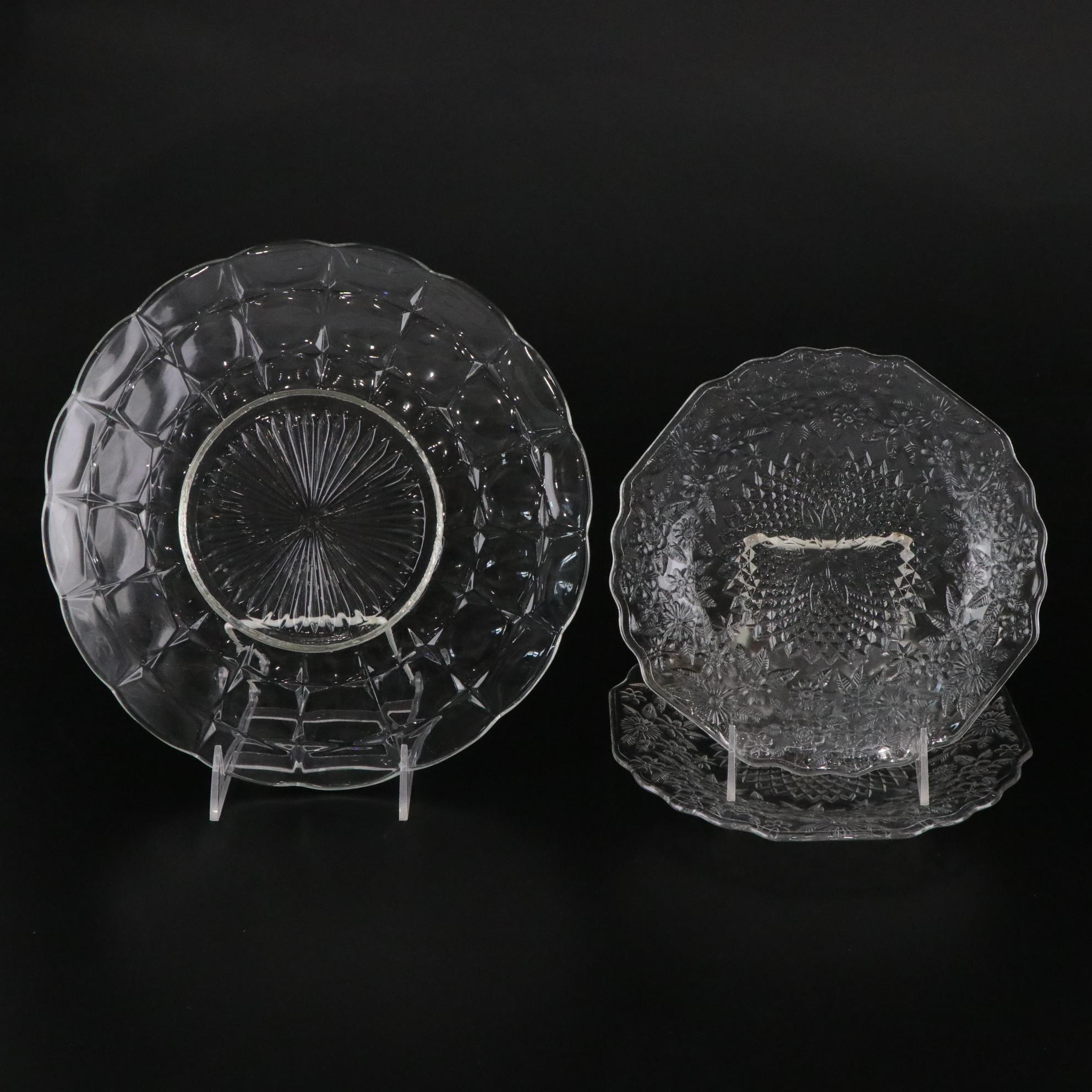 Mikasa "Peppermint Frost" Crystal Bowl with Nancy Prentiss "Lady Hilton" & More