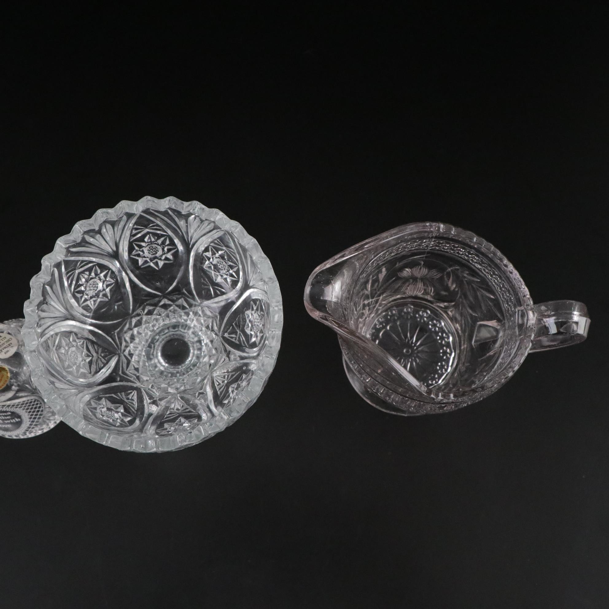 Mikasa "Peppermint Frost" Crystal Bowl with Nancy Prentiss "Lady Hilton" & More