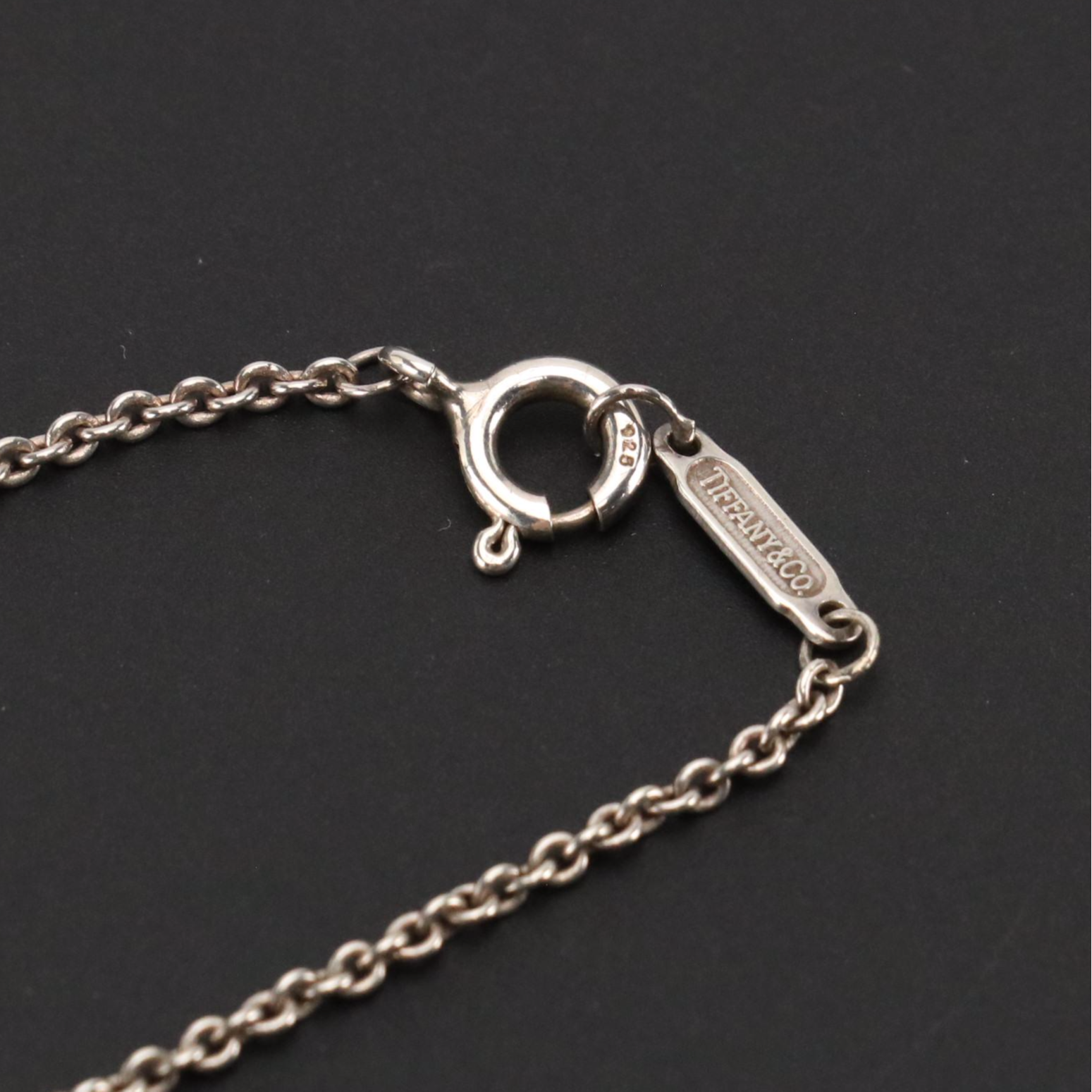 Tiffany & Co. Atlas Sterling Cube Necklace