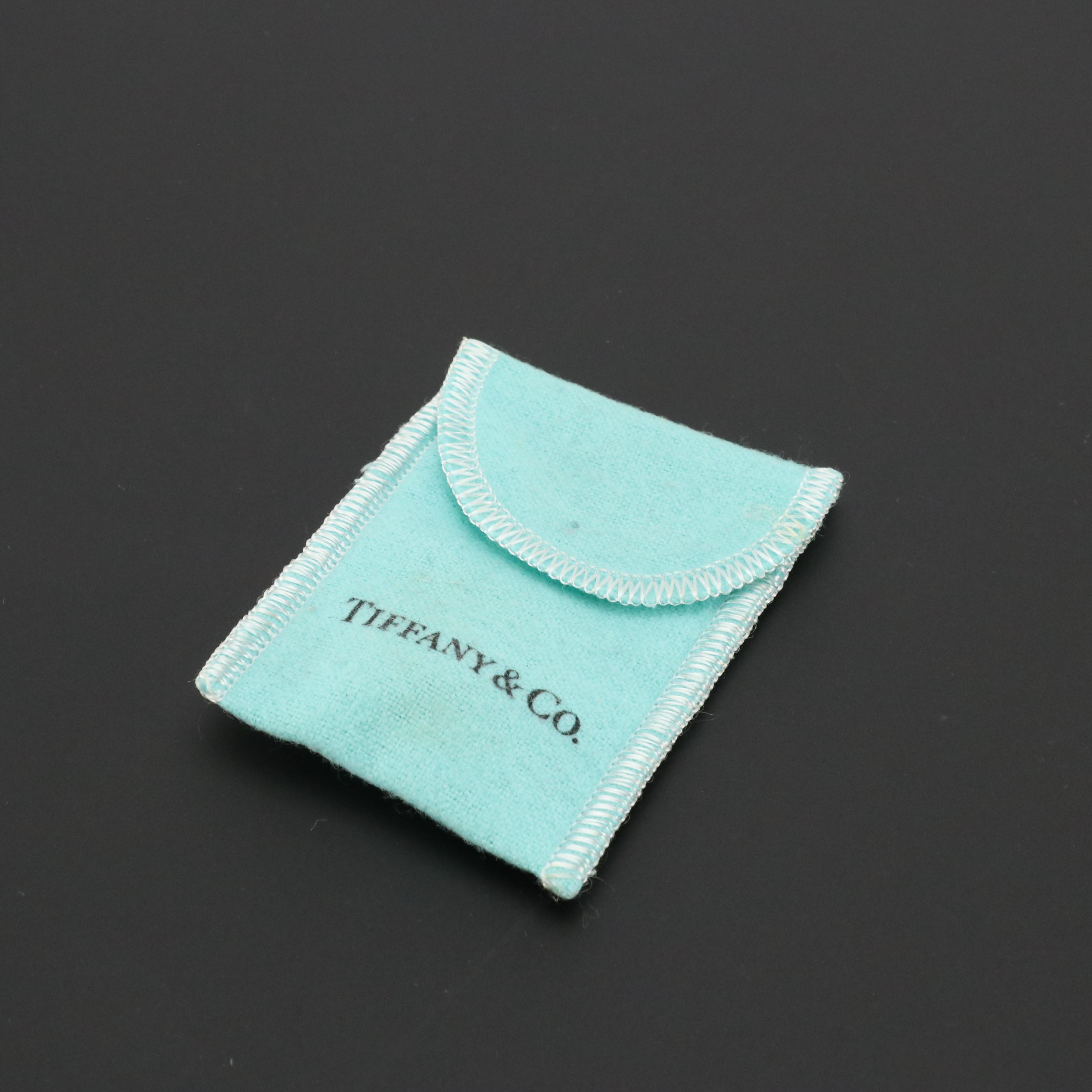 Tiffany & Co. Atlas Sterling Cube Necklace