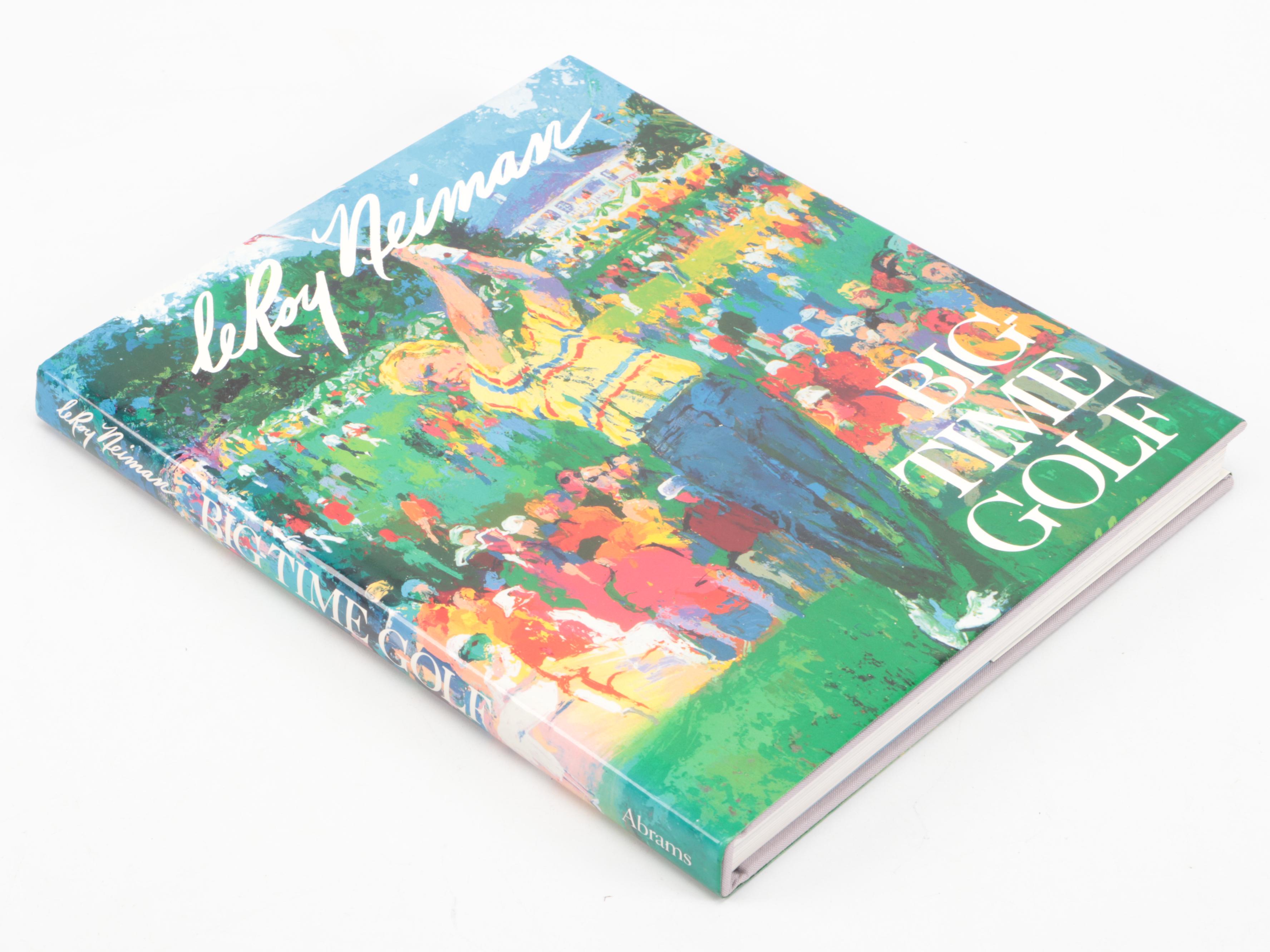 Signed "Big-Time Golf" by LeRoy Neiman, 1992