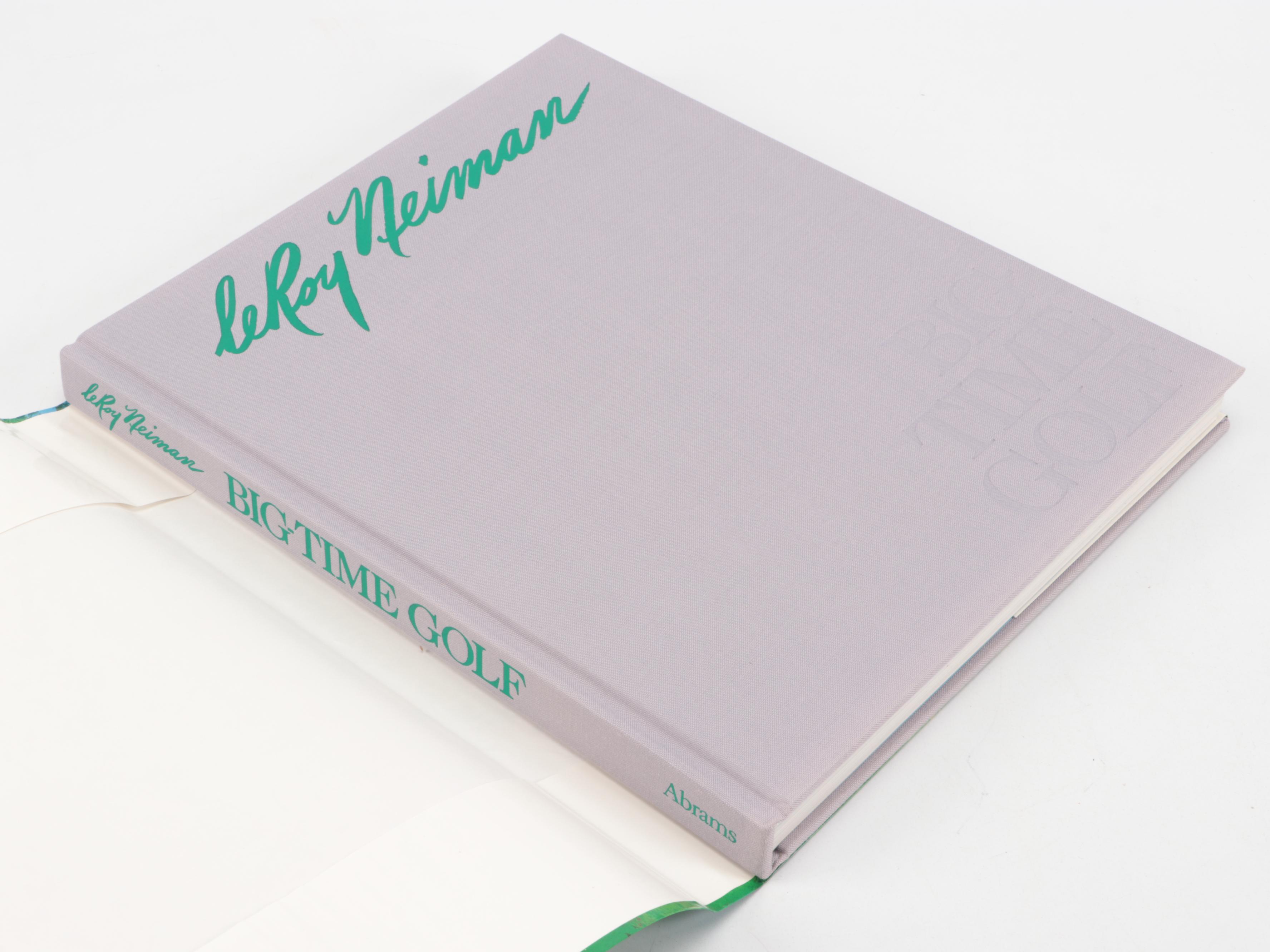 Signed "Big-Time Golf" by LeRoy Neiman, 1992