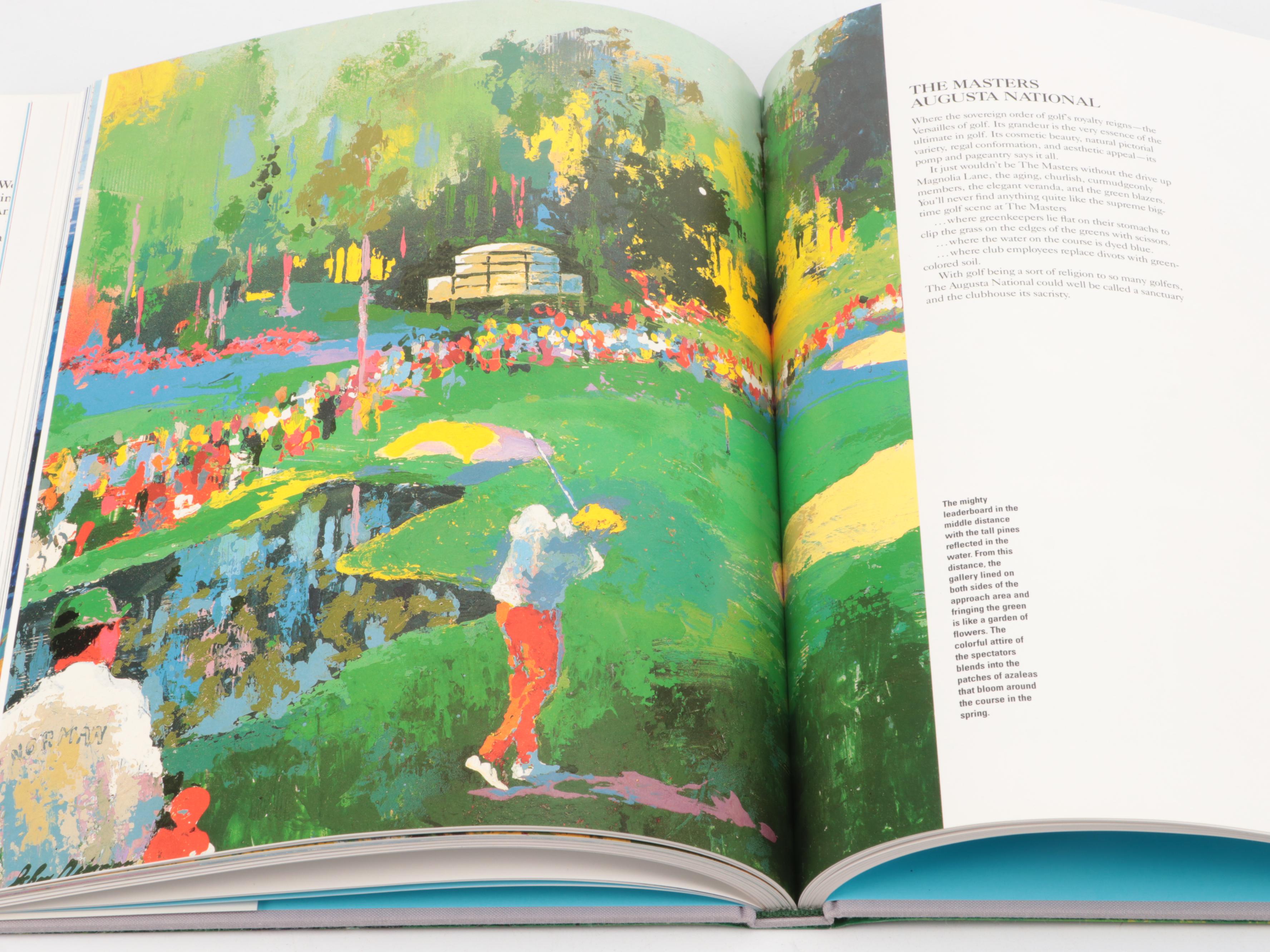 Signed "Big-Time Golf" by LeRoy Neiman, 1992