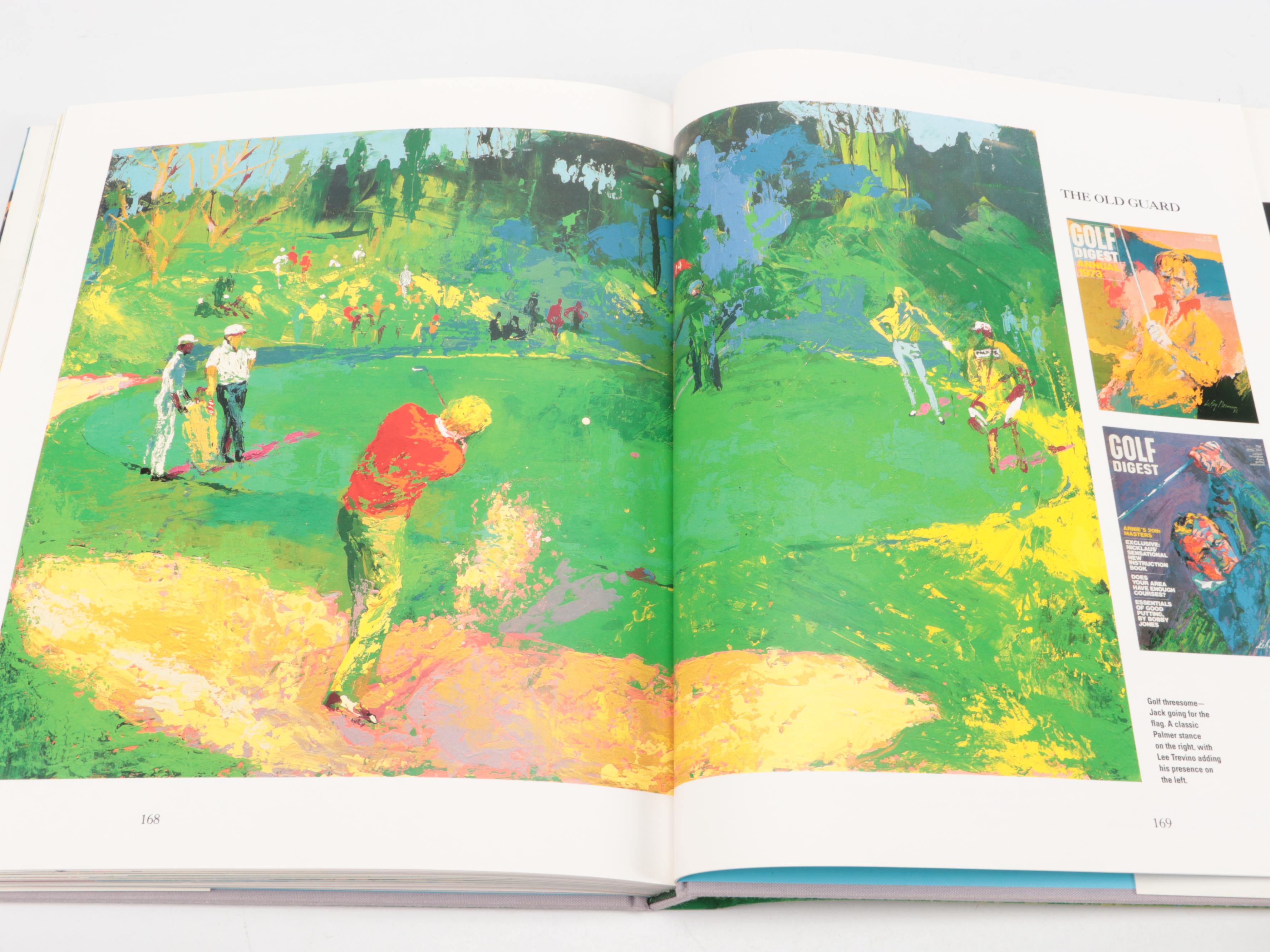 Signed "Big-Time Golf" by LeRoy Neiman, 1992