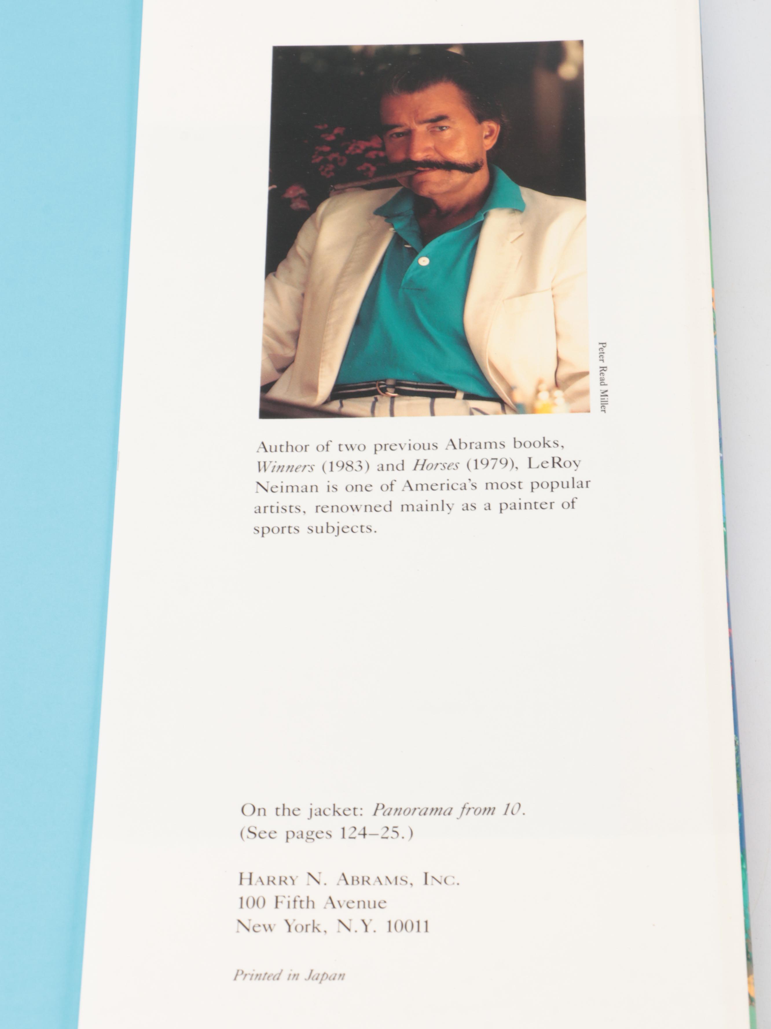 Signed "Big-Time Golf" by LeRoy Neiman, 1992