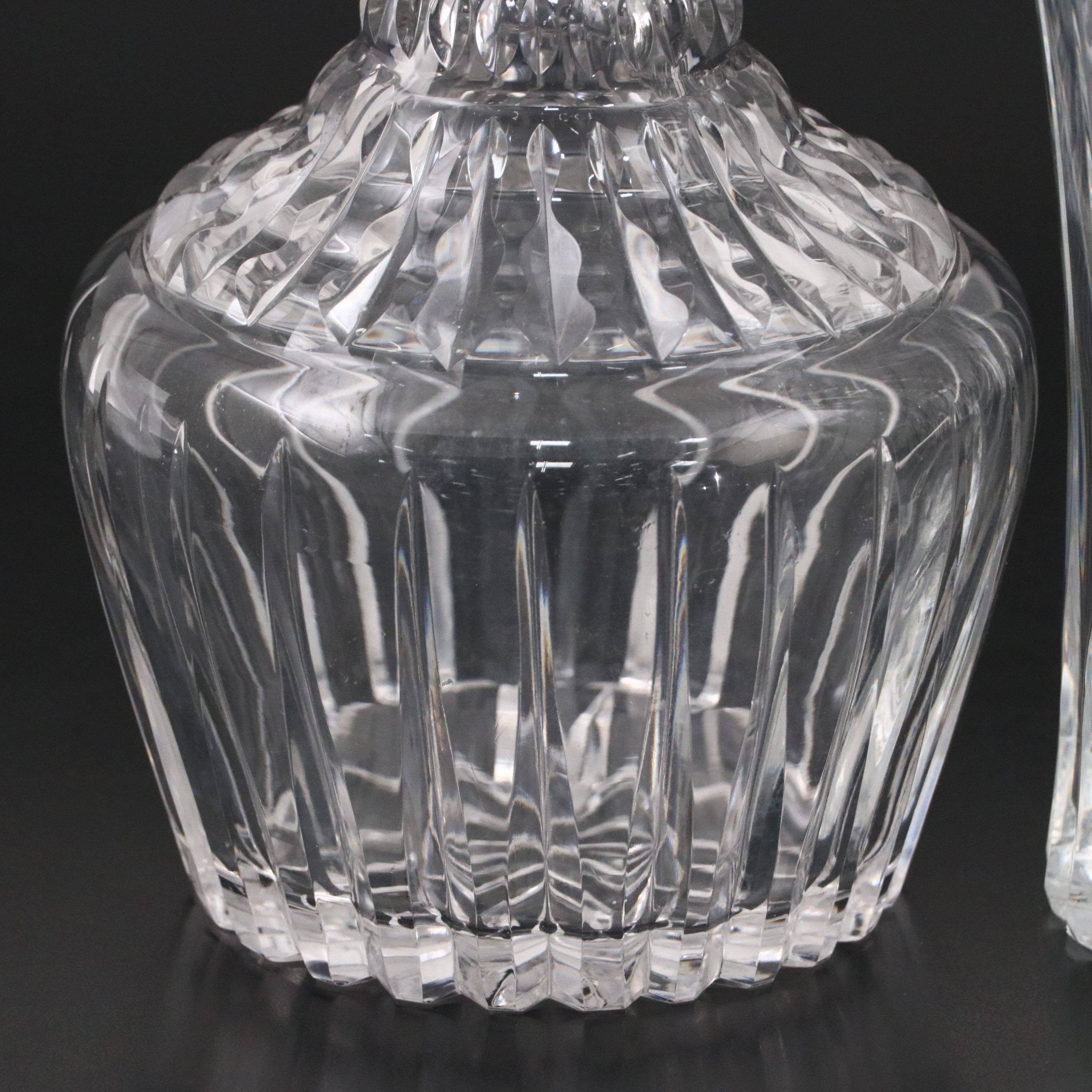 Edwardian Style Ring Neck and Other Decanters, 29th Century