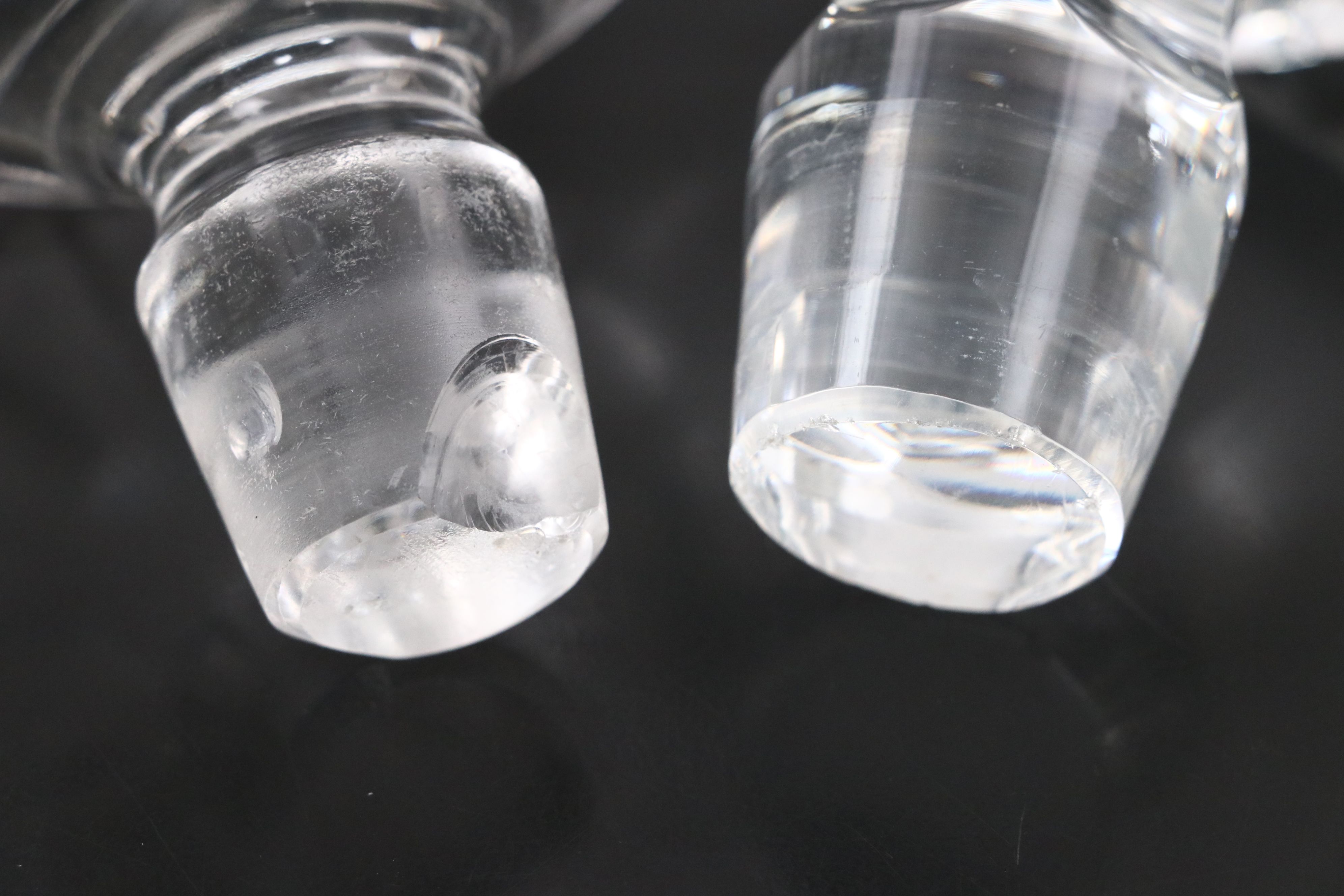 Edwardian Style Ring Neck and Other Decanters, 29th Century