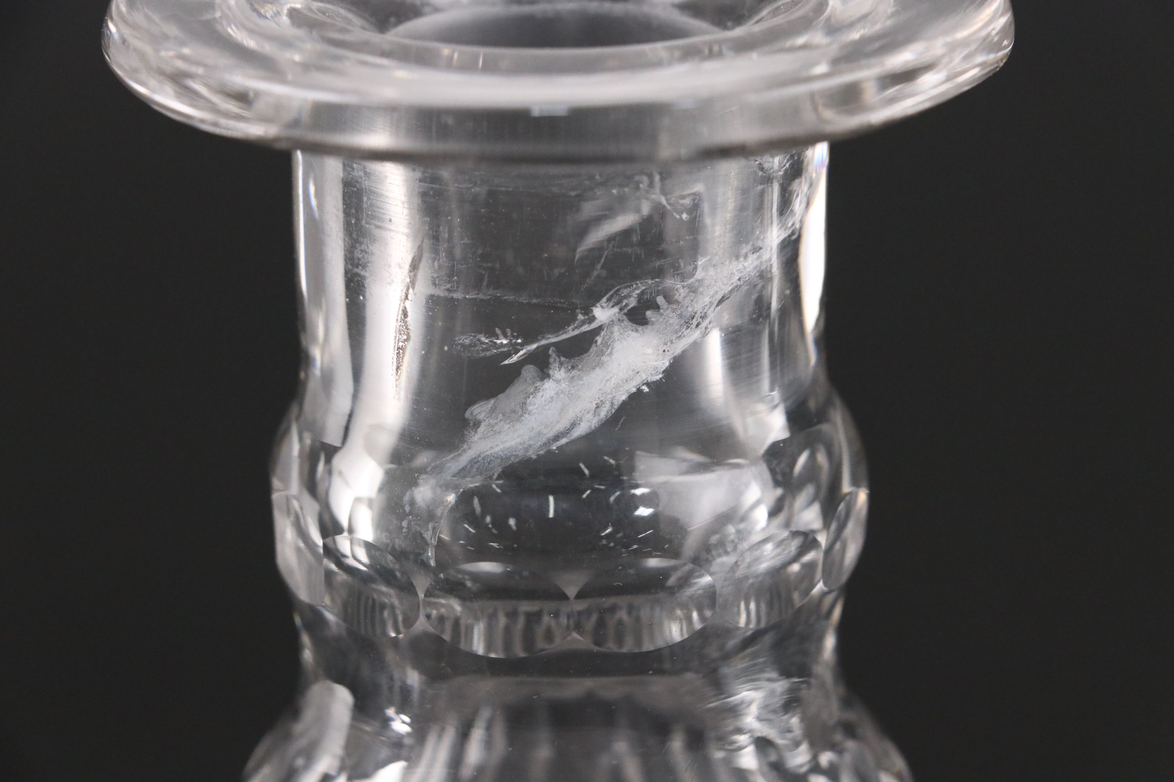 Edwardian Style Ring Neck and Other Decanters, 29th Century