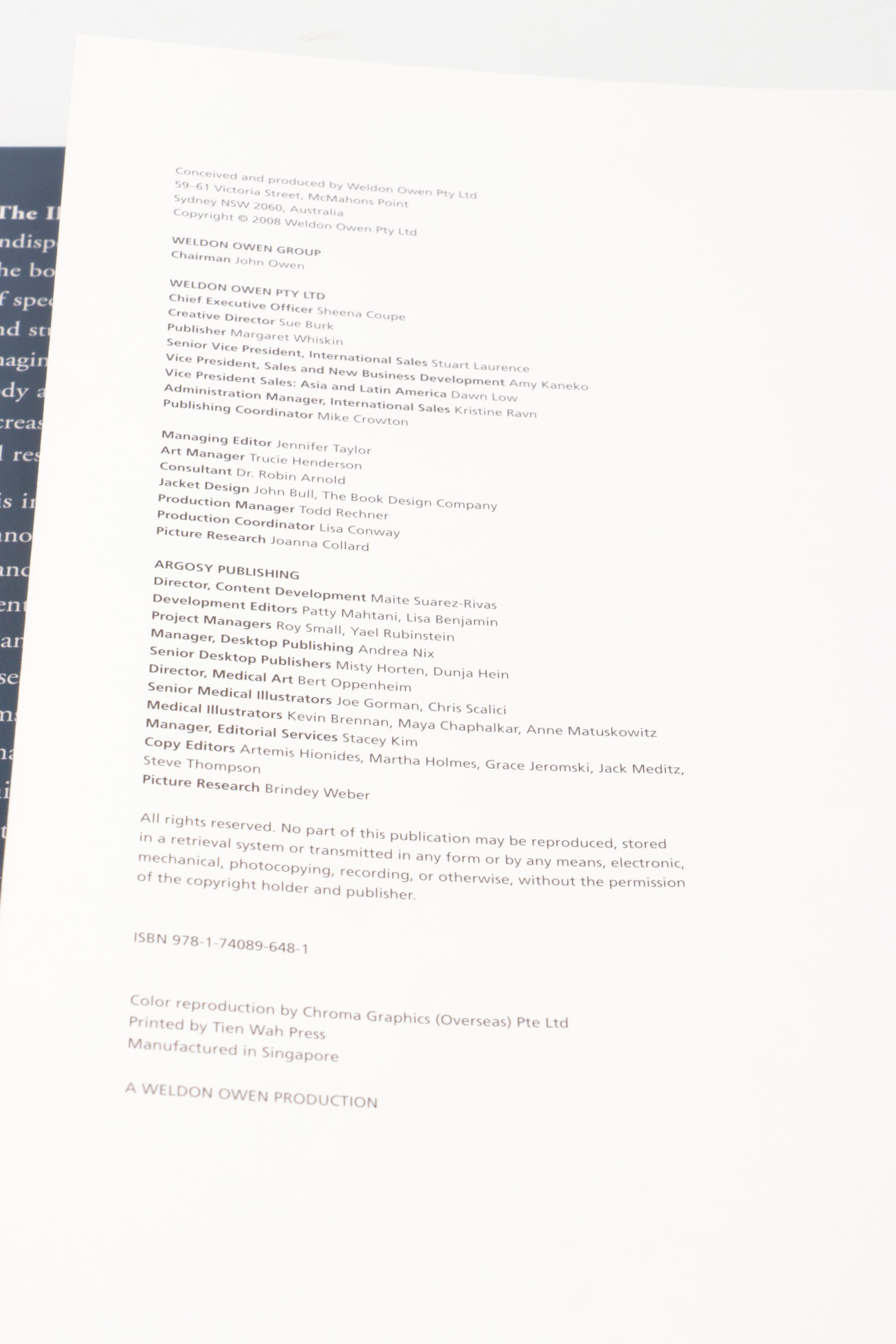 "The Illustrated Atlas of the Human Body" by Beverly McMillan, 2008