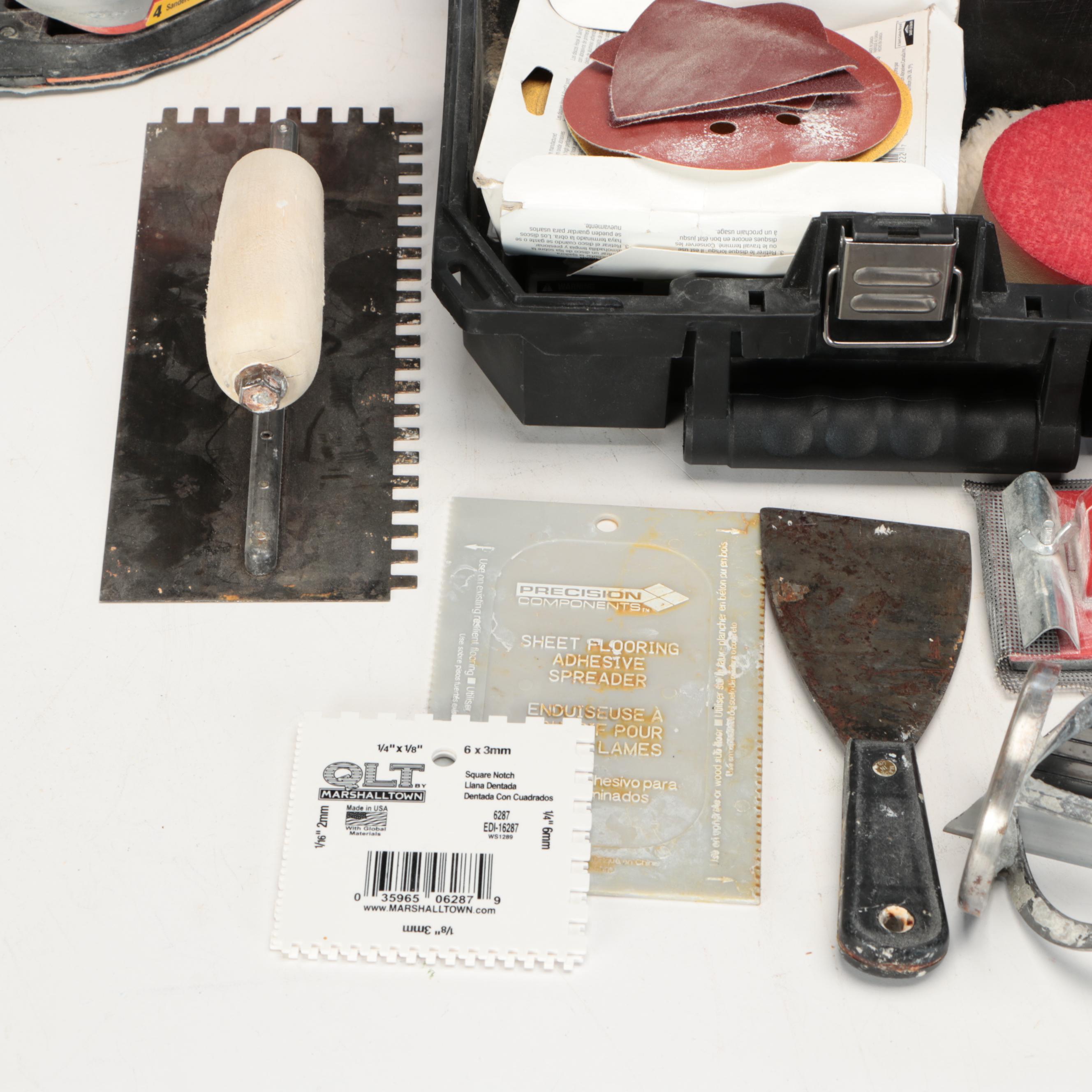 Black+Decker Cyclone Hand Sander with Other Tools and Accessories