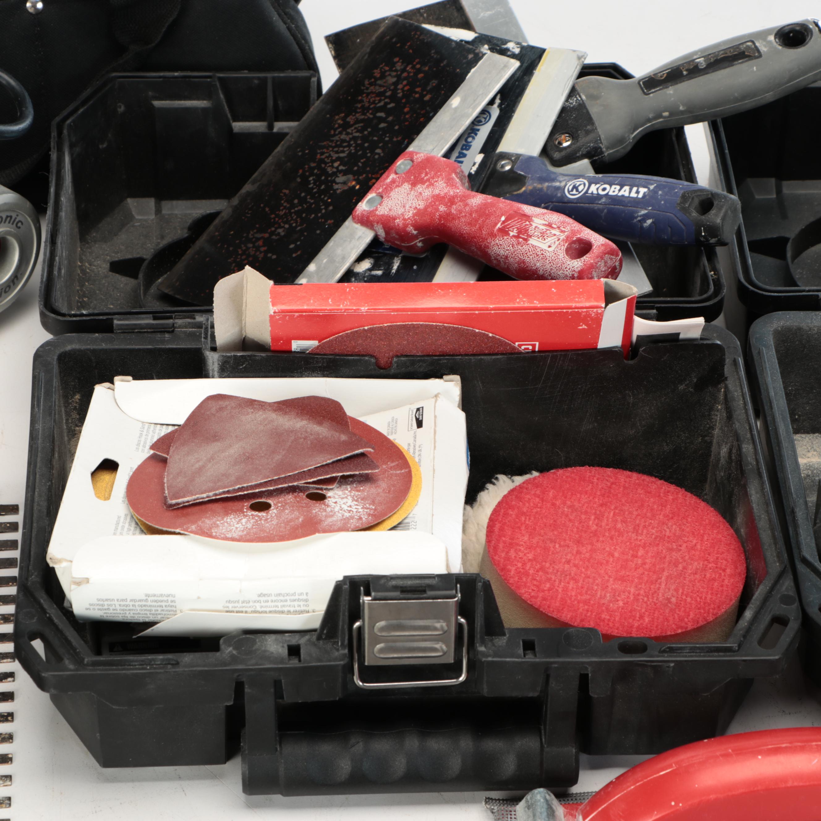 Black+Decker Cyclone Hand Sander with Other Tools and Accessories