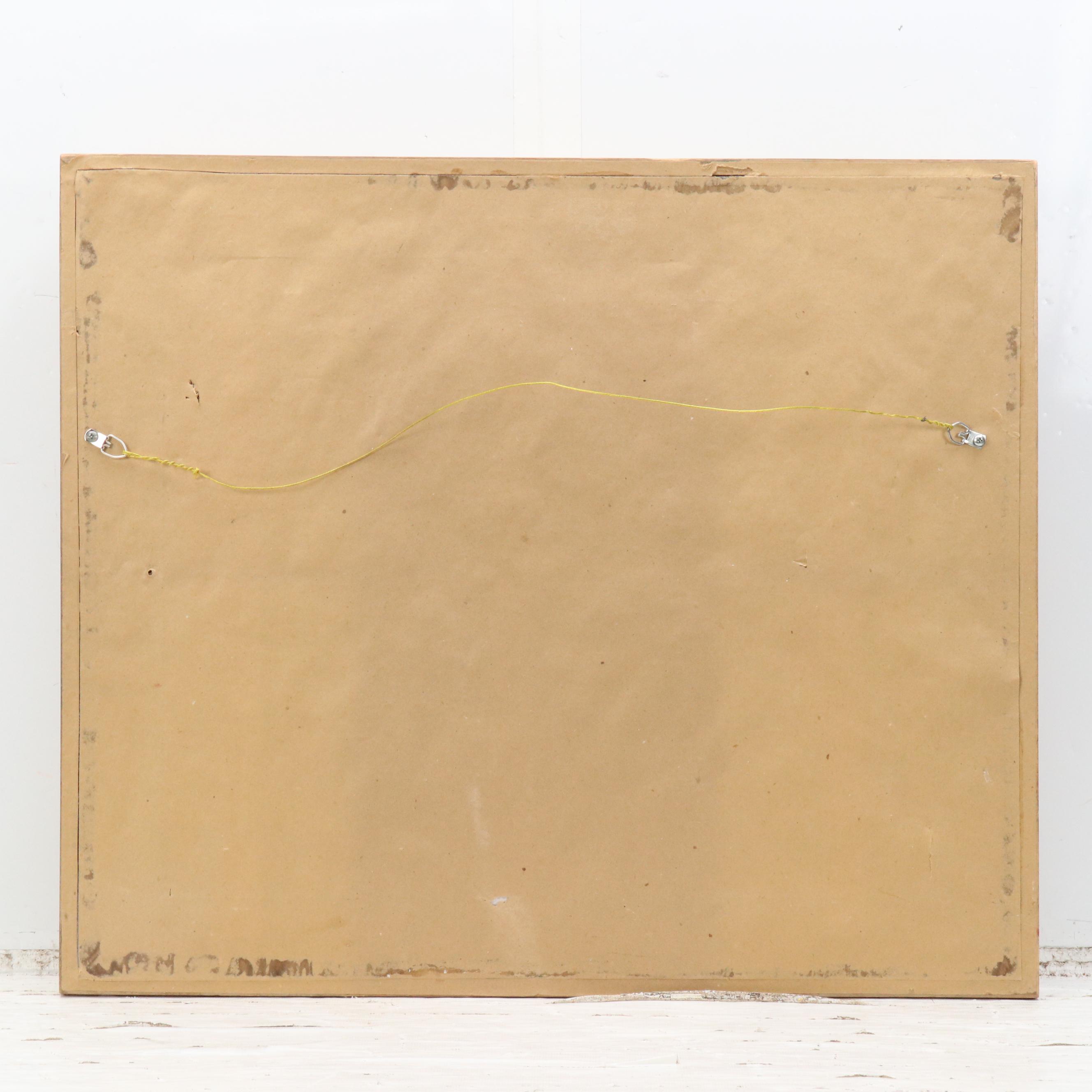 Antoine Calbet Lithograph of Reclining Nude, 20th Century