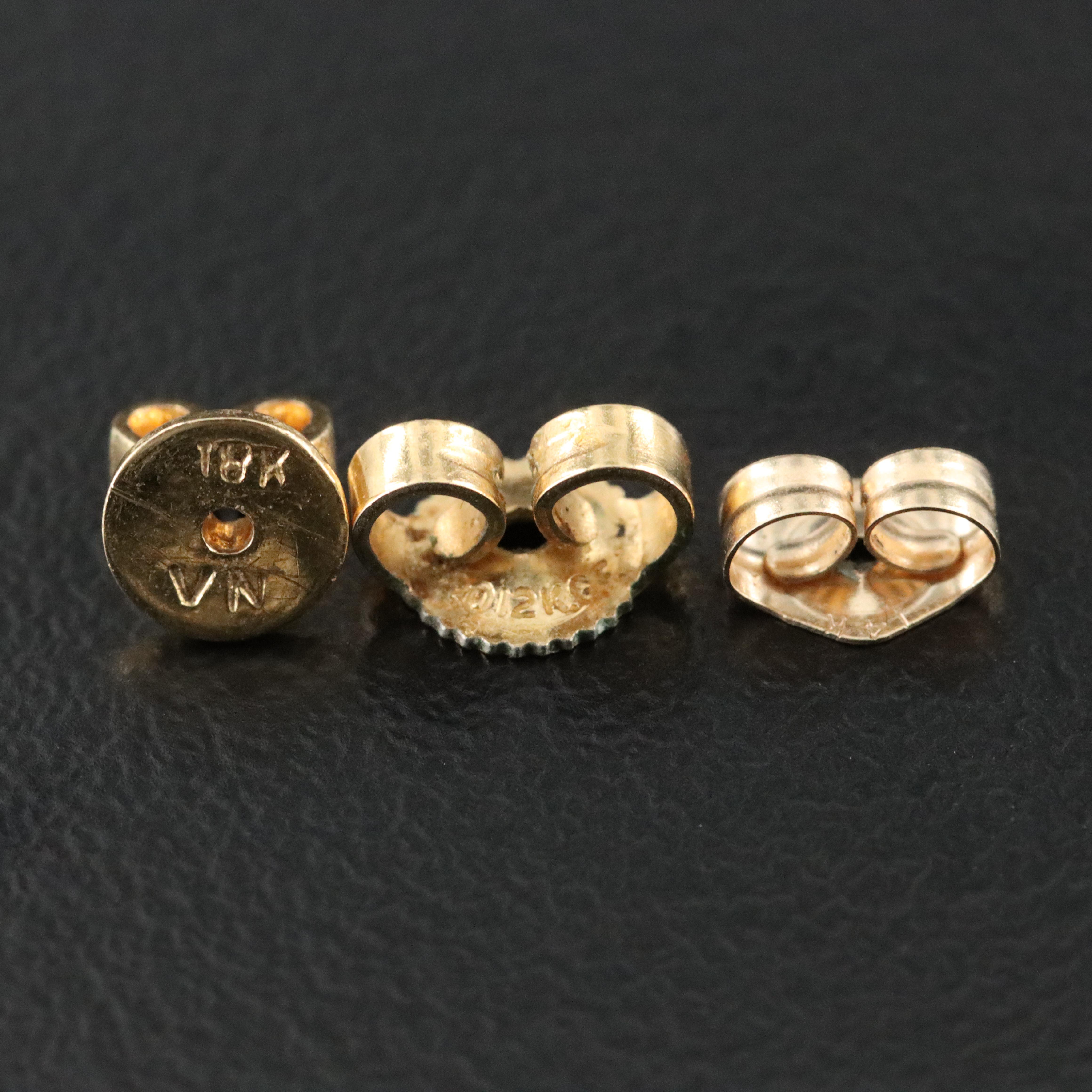 14K 1.00 CTW Diamond Earring Trio