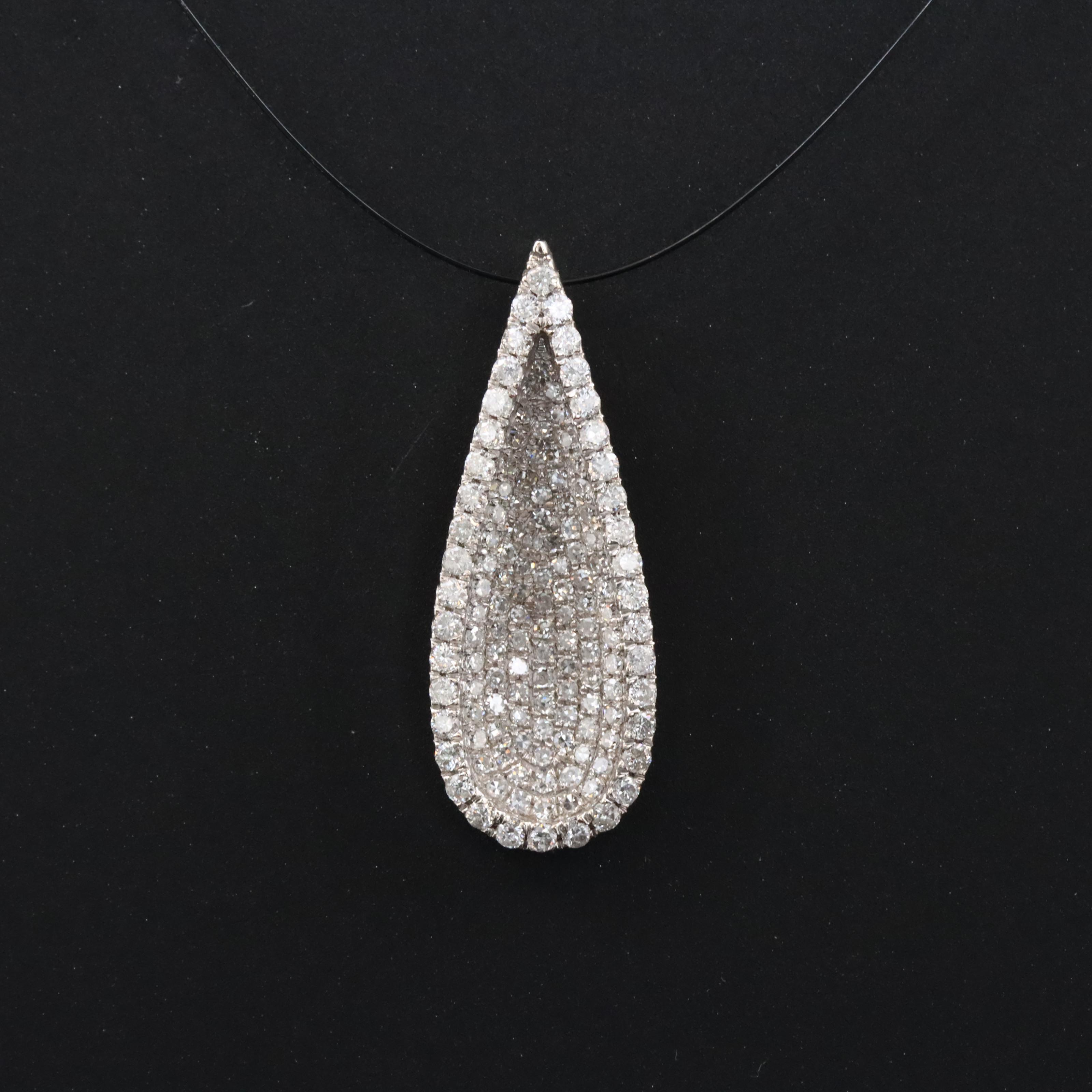 14K 0.68 CTW Diamond Pendant