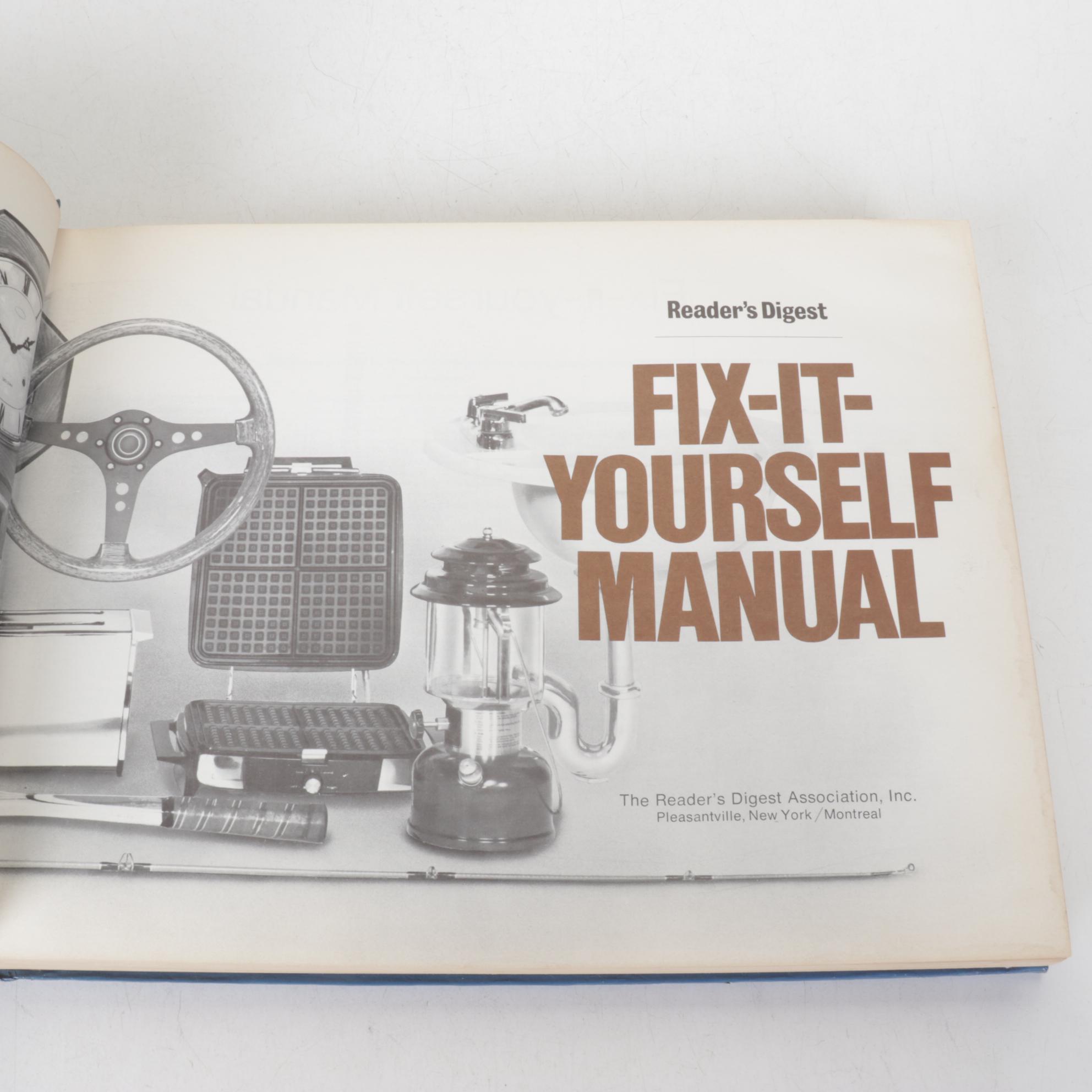 Reader's Digest "Complete Do-it-Yourself Manual" and Other Handy-Man Books