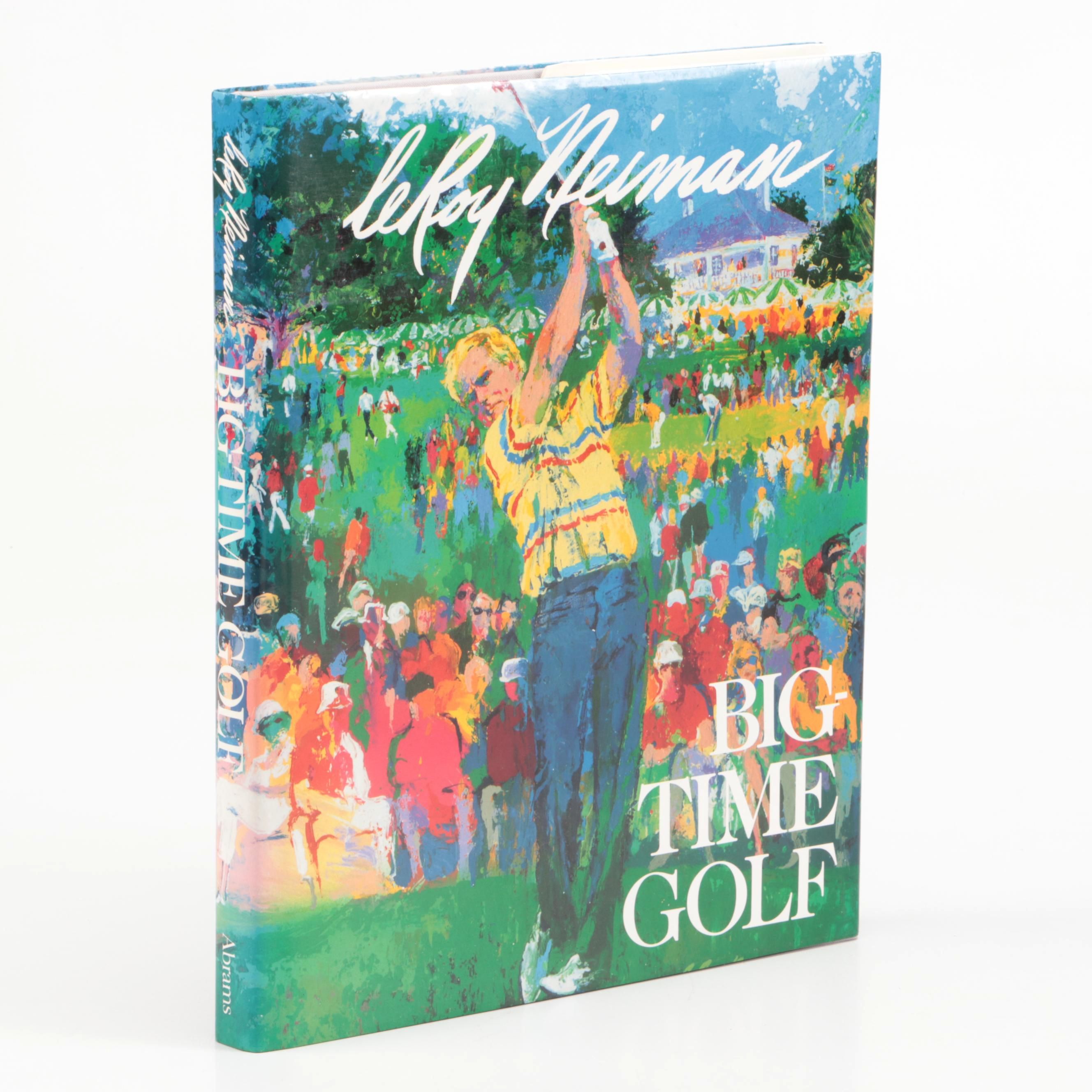 Signed "Big-Time Golf" by LeRoy Neiman, 1992