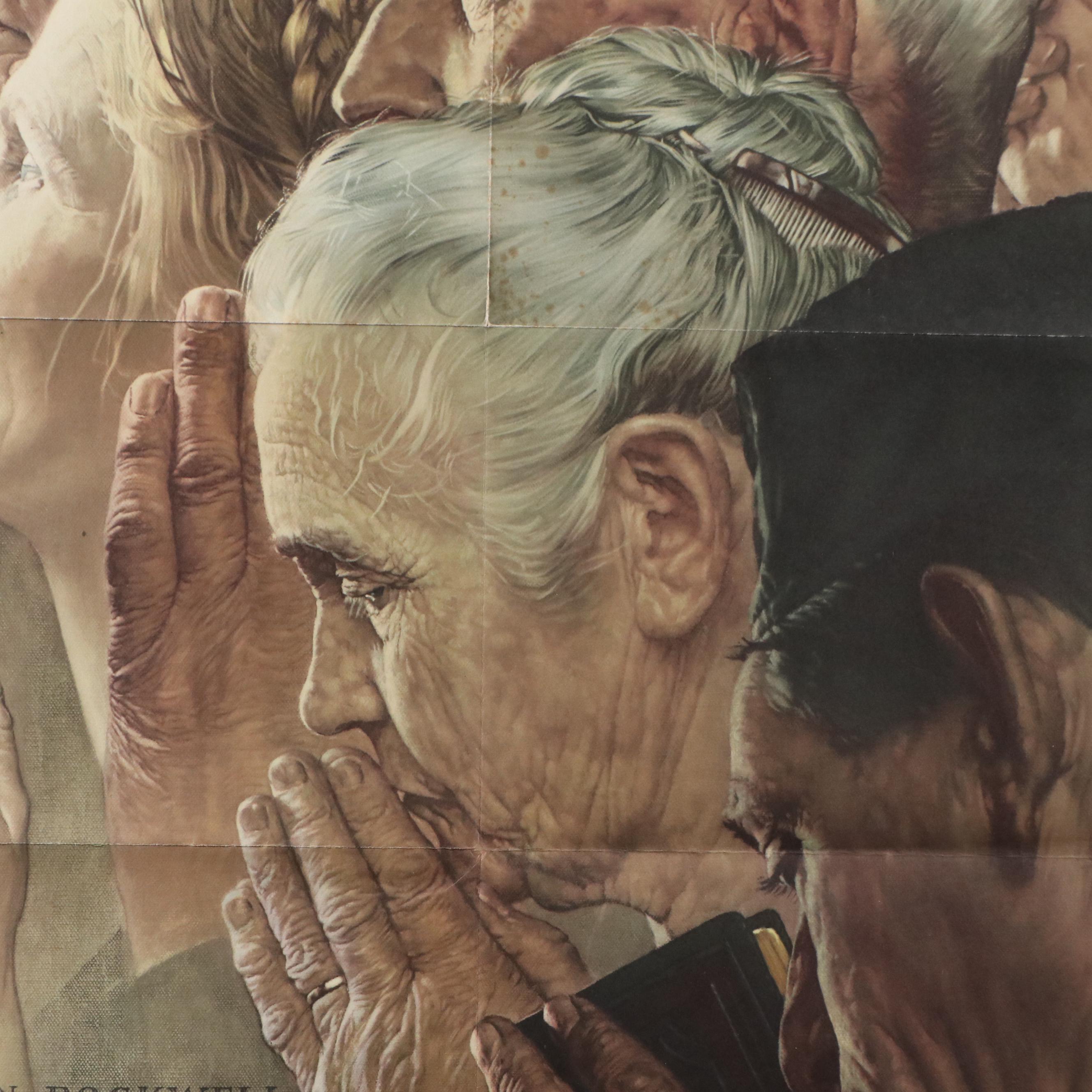 Office of War Information Offset Lithograph After Norman Rockwell, 1943