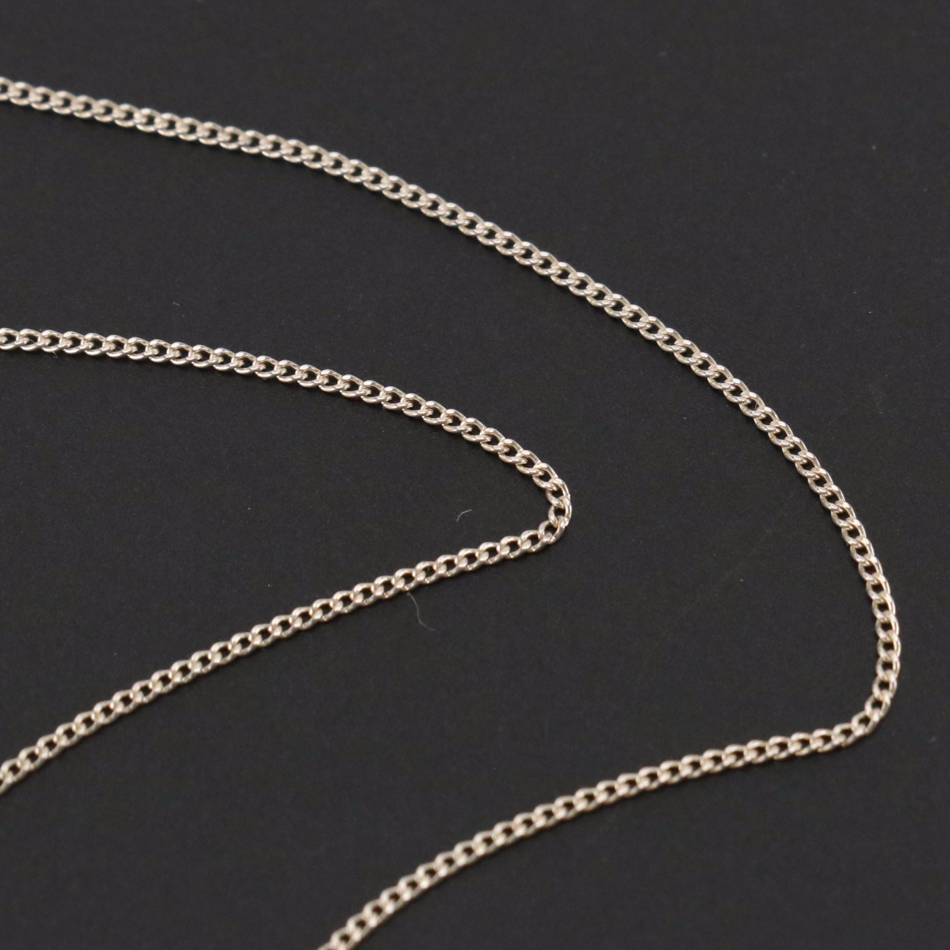 Tiffany & Co. Sterling Ribbon Bow Necklace