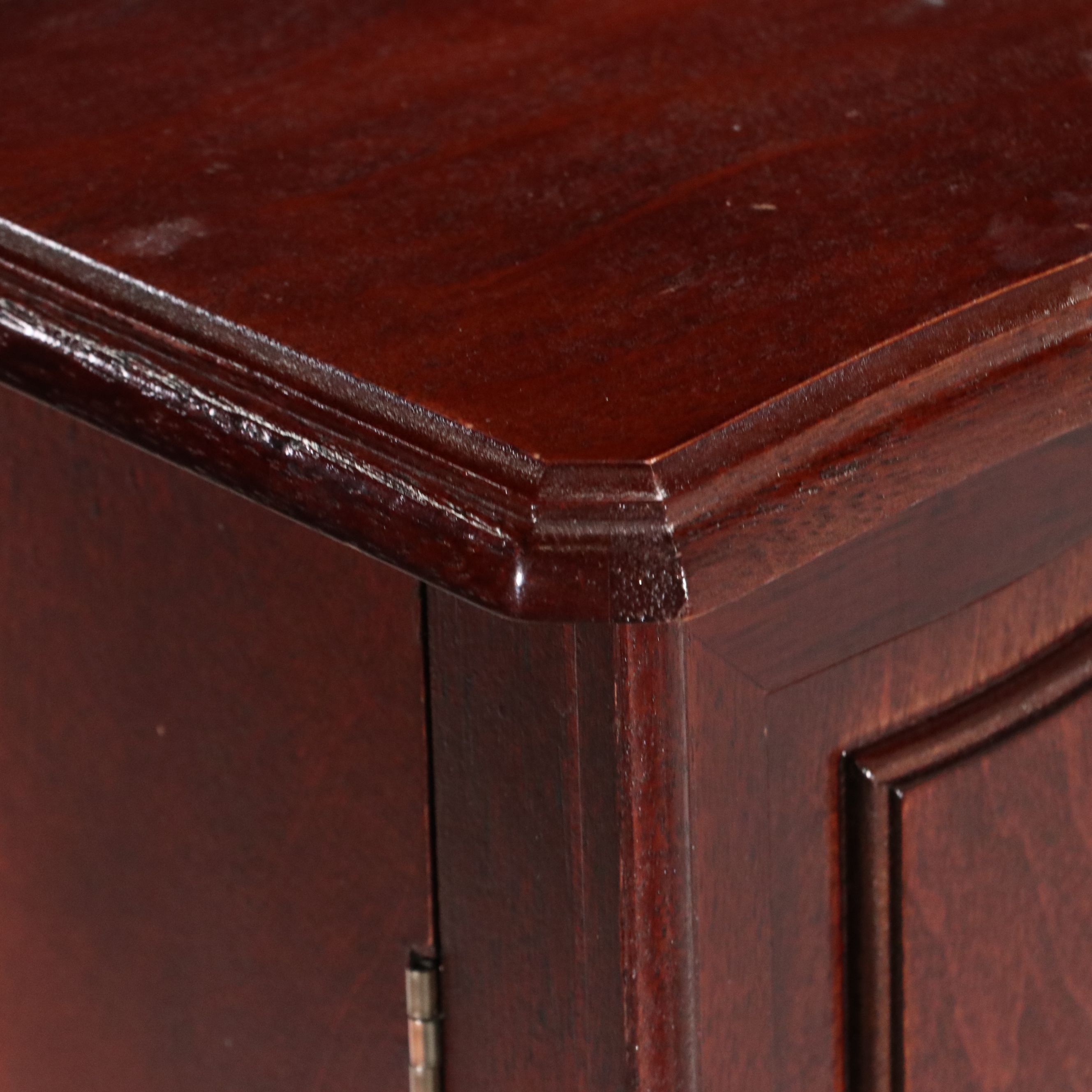 Powell Queen Anne Style Mahogany Jewelry Armoire