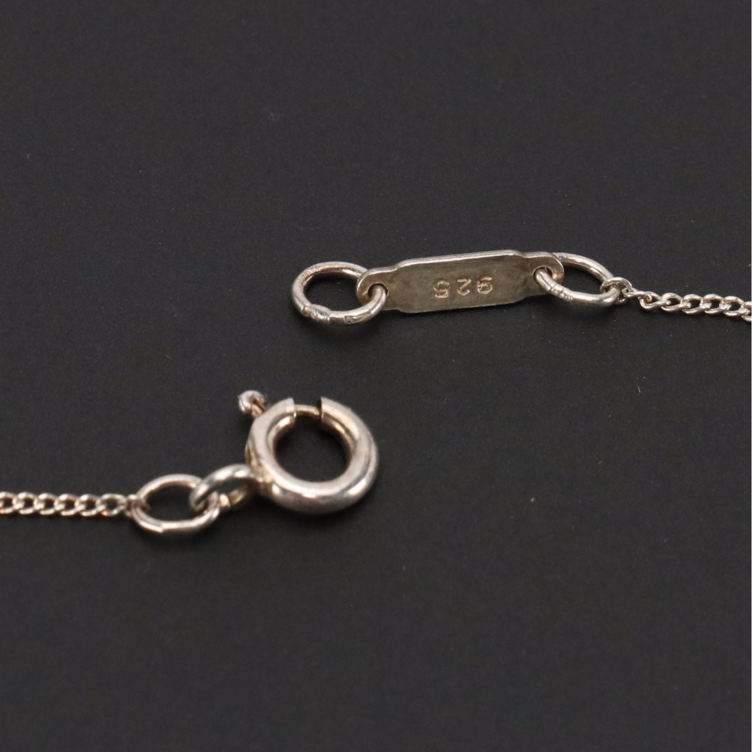 Tiffany & Co. Sterling Ribbon Bow Necklace