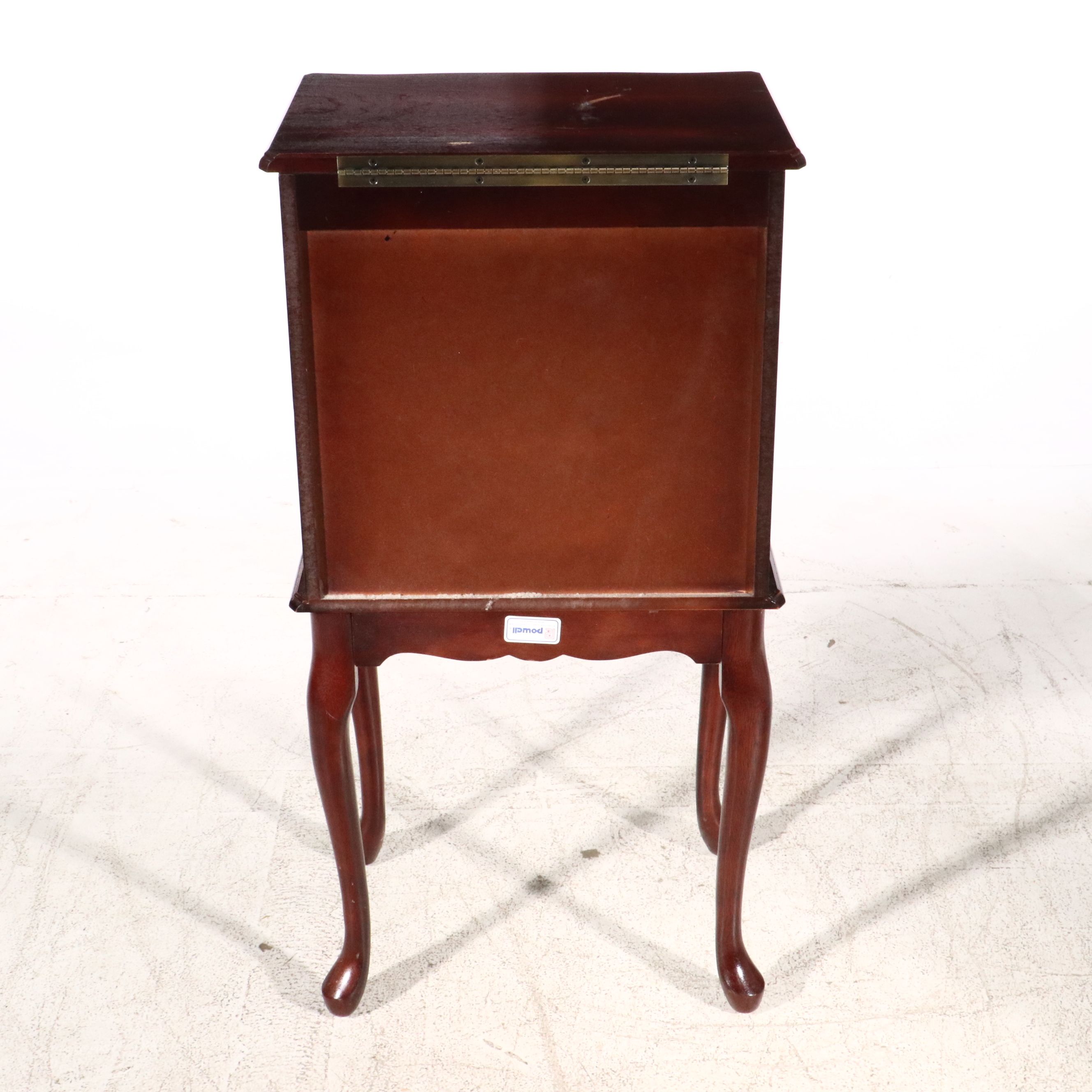 Powell Queen Anne Style Mahogany Jewelry Armoire