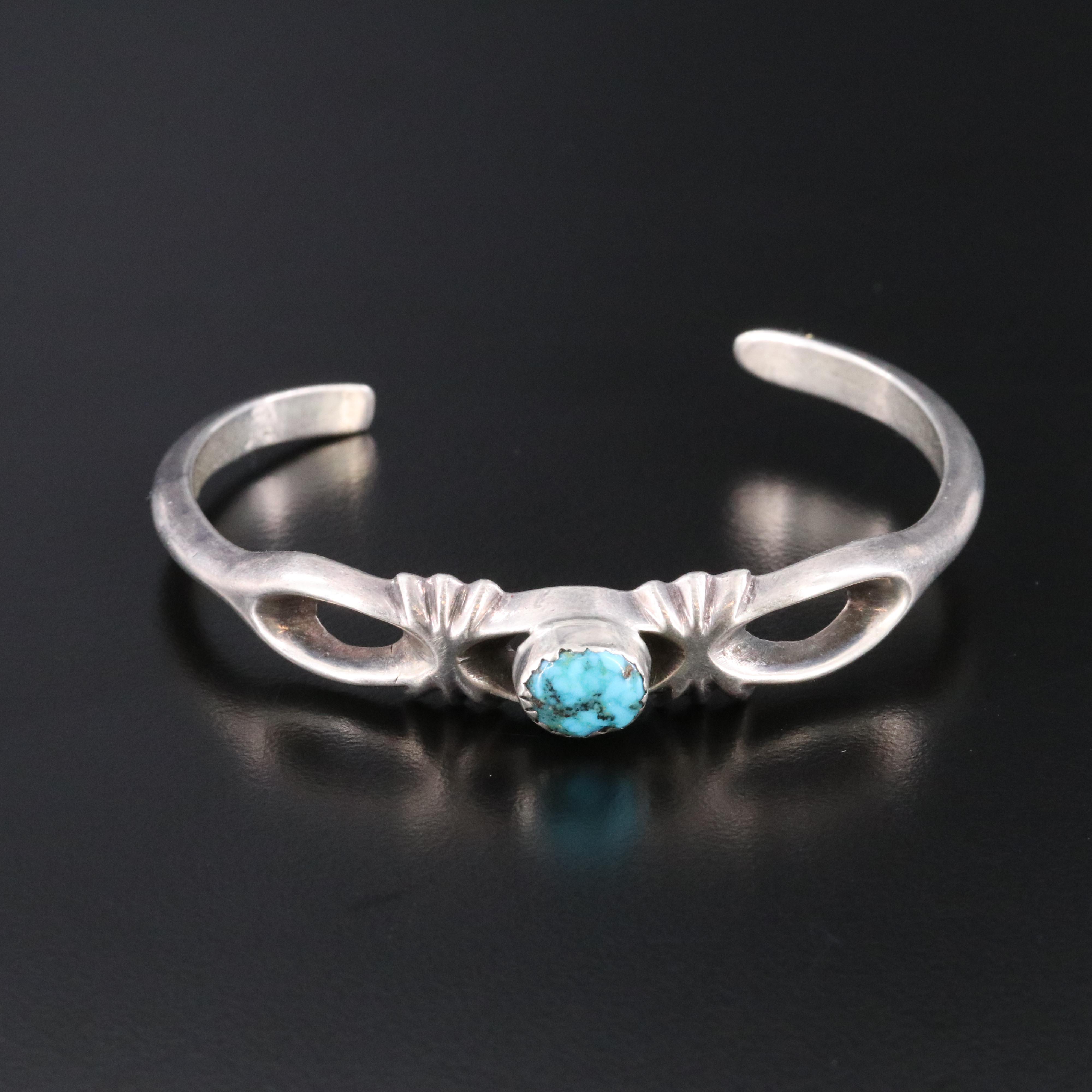 Sterling Turquoise Cuff