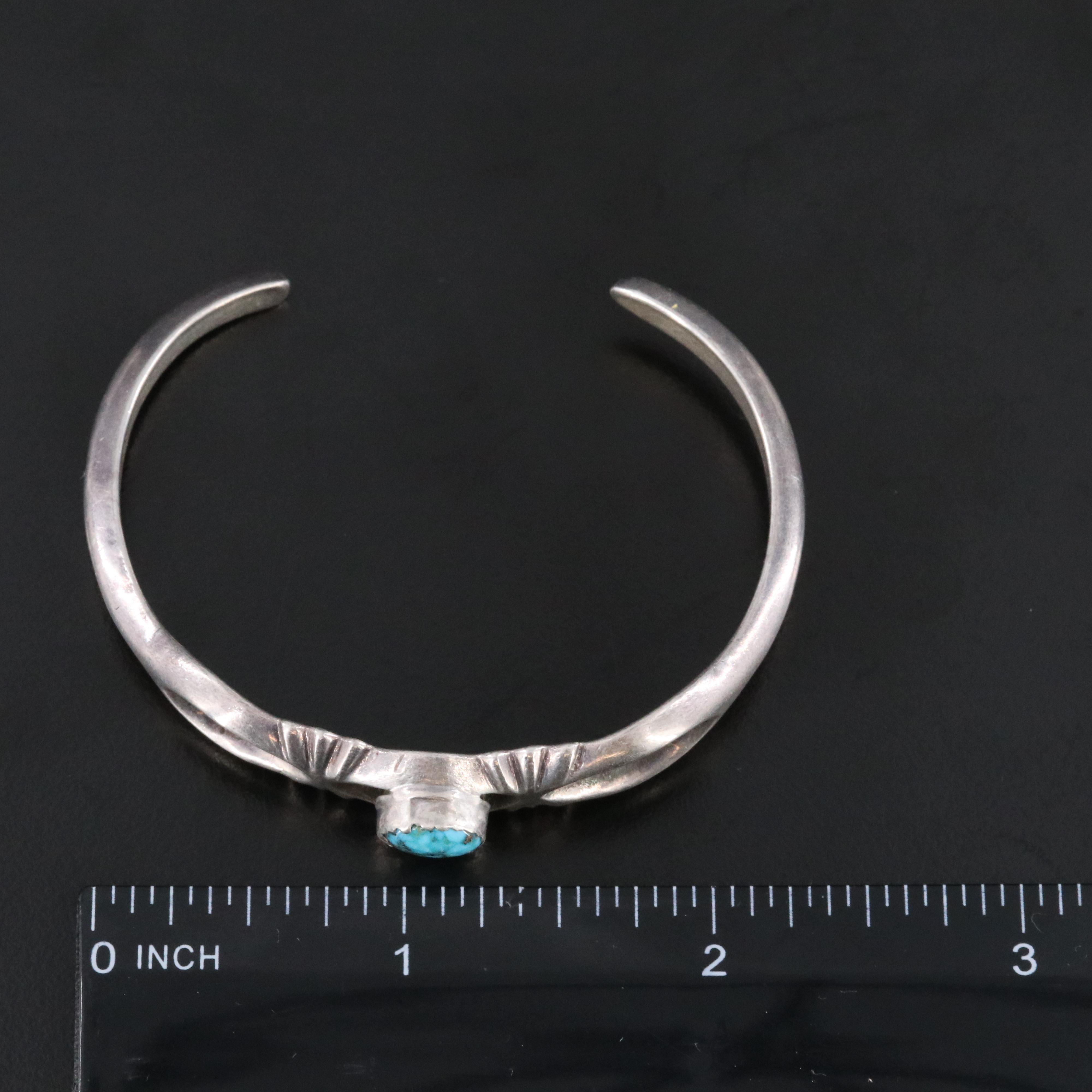 Sterling Turquoise Cuff