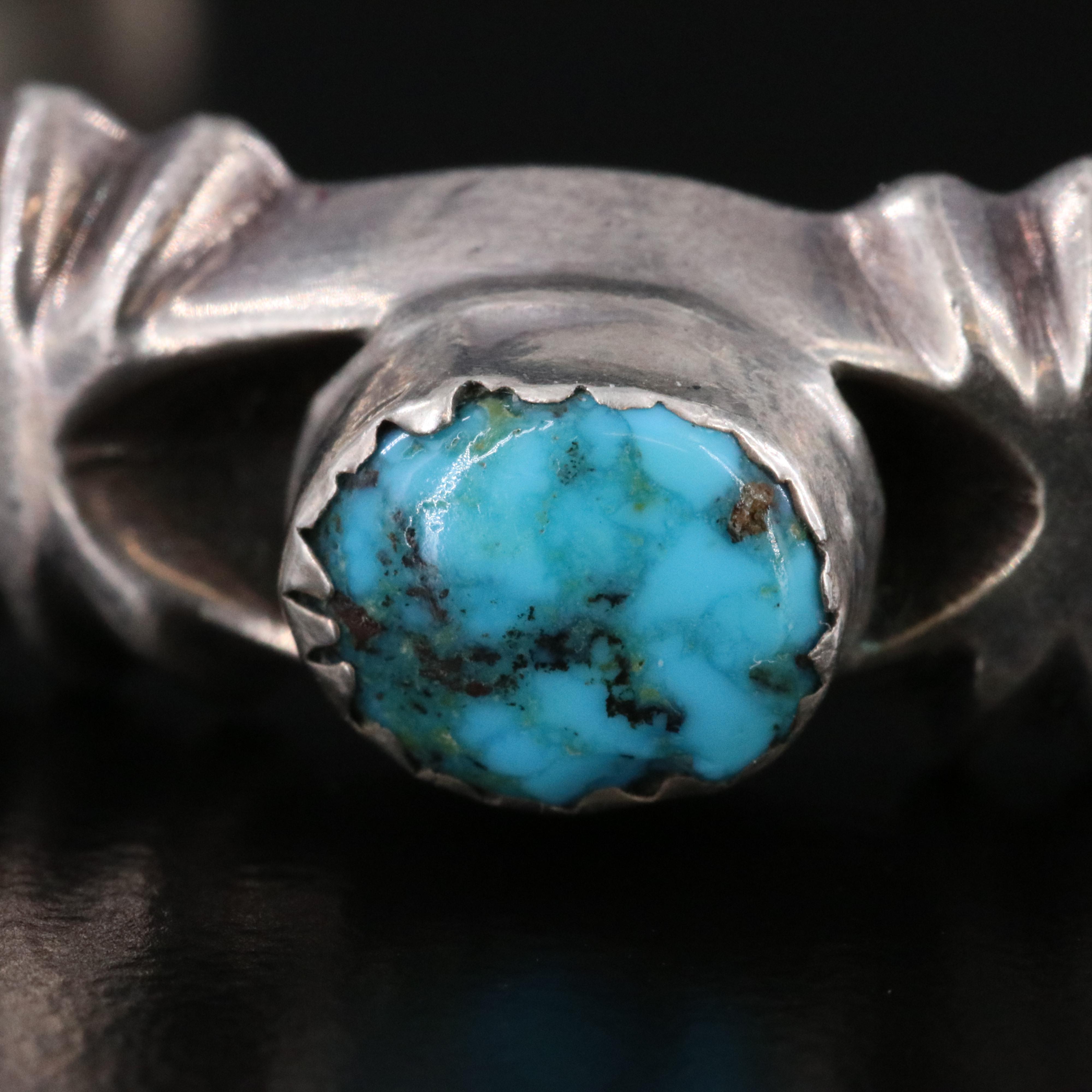 Sterling Turquoise Cuff