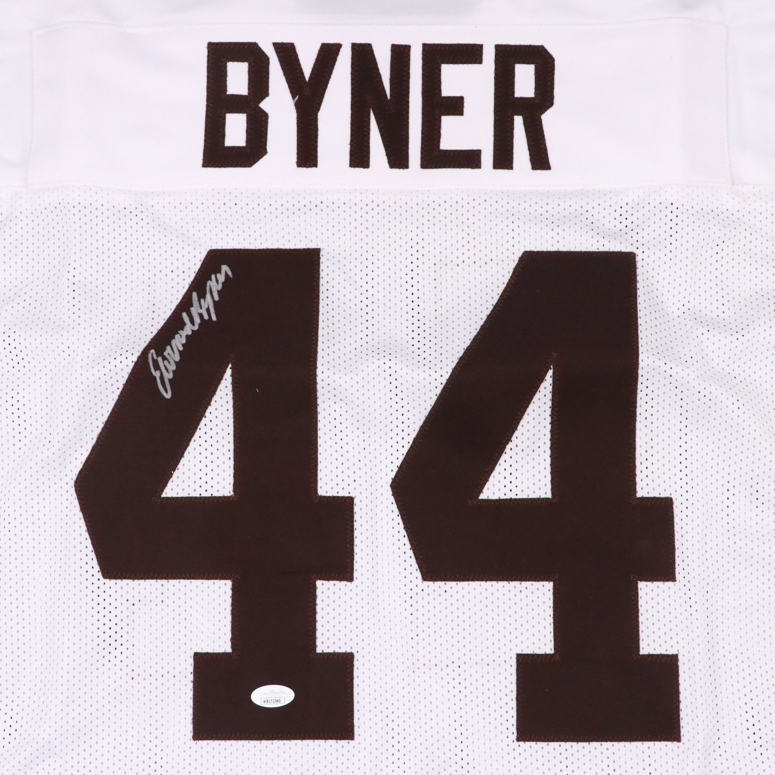 Earnest Byner Signed Cleveland Browns Football Jersey, JSA