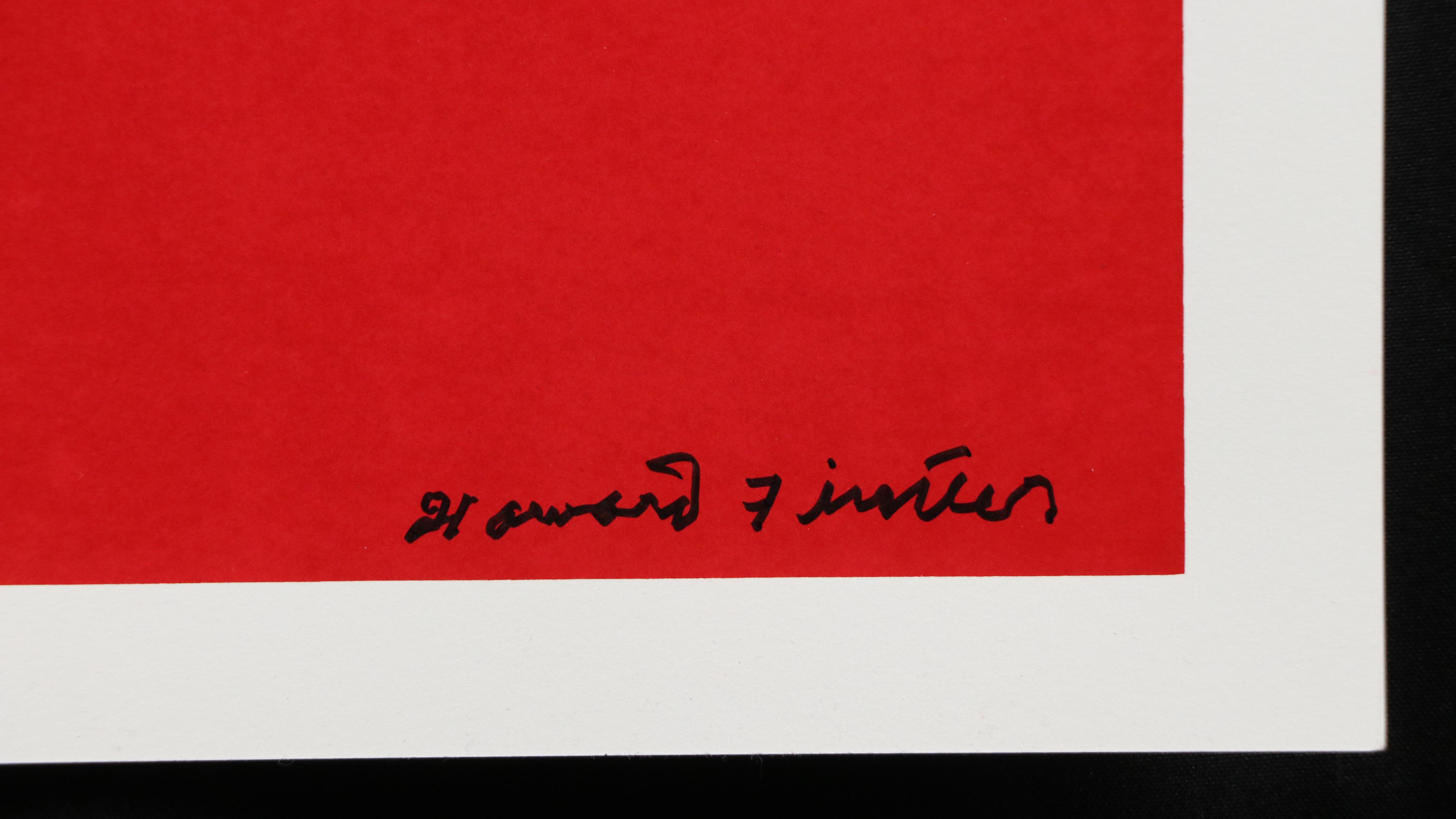 Howard Finster Serigraph "Angel Baby with Coca Cola," 1996