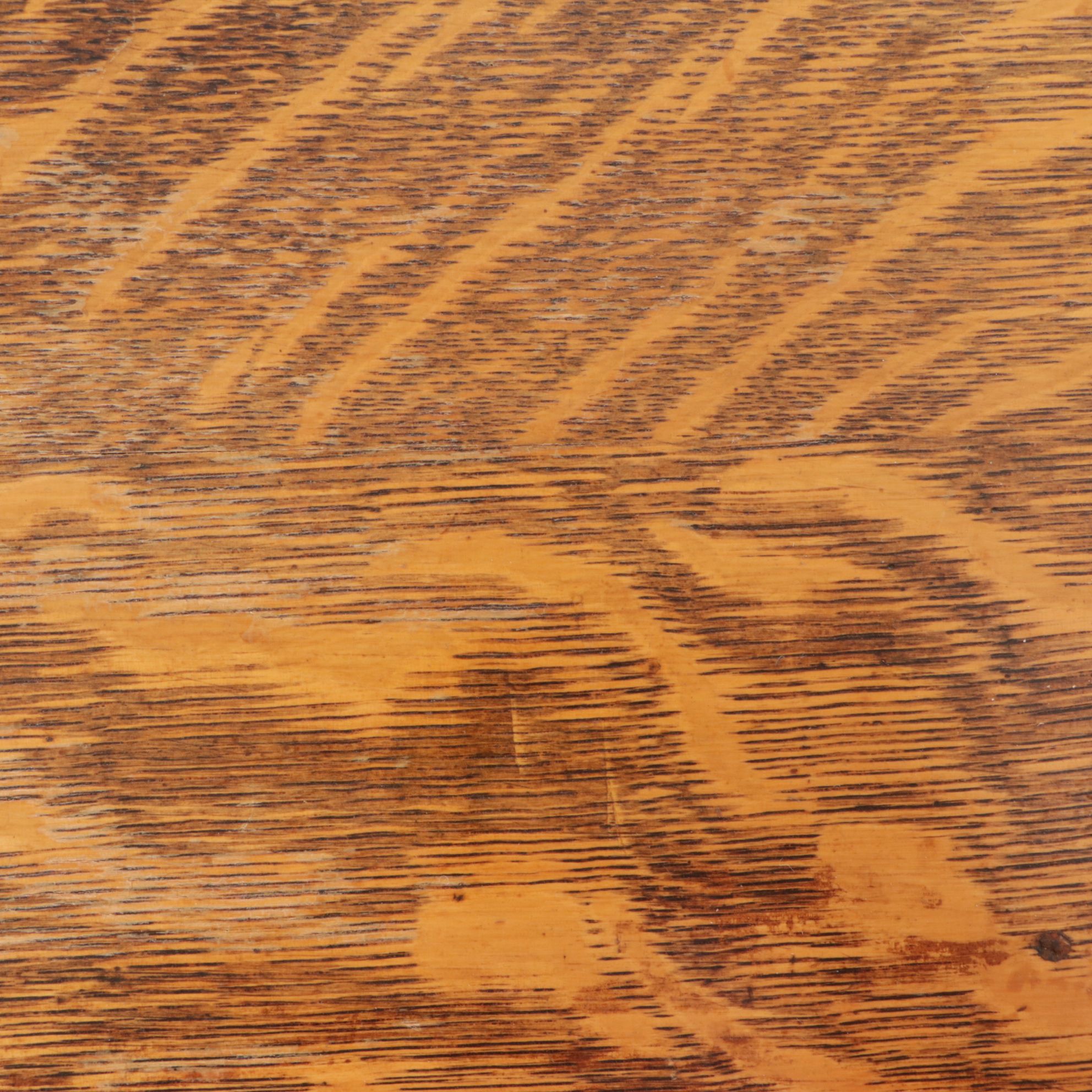 Quarter Sawn Oak Desk, Early 20th Century