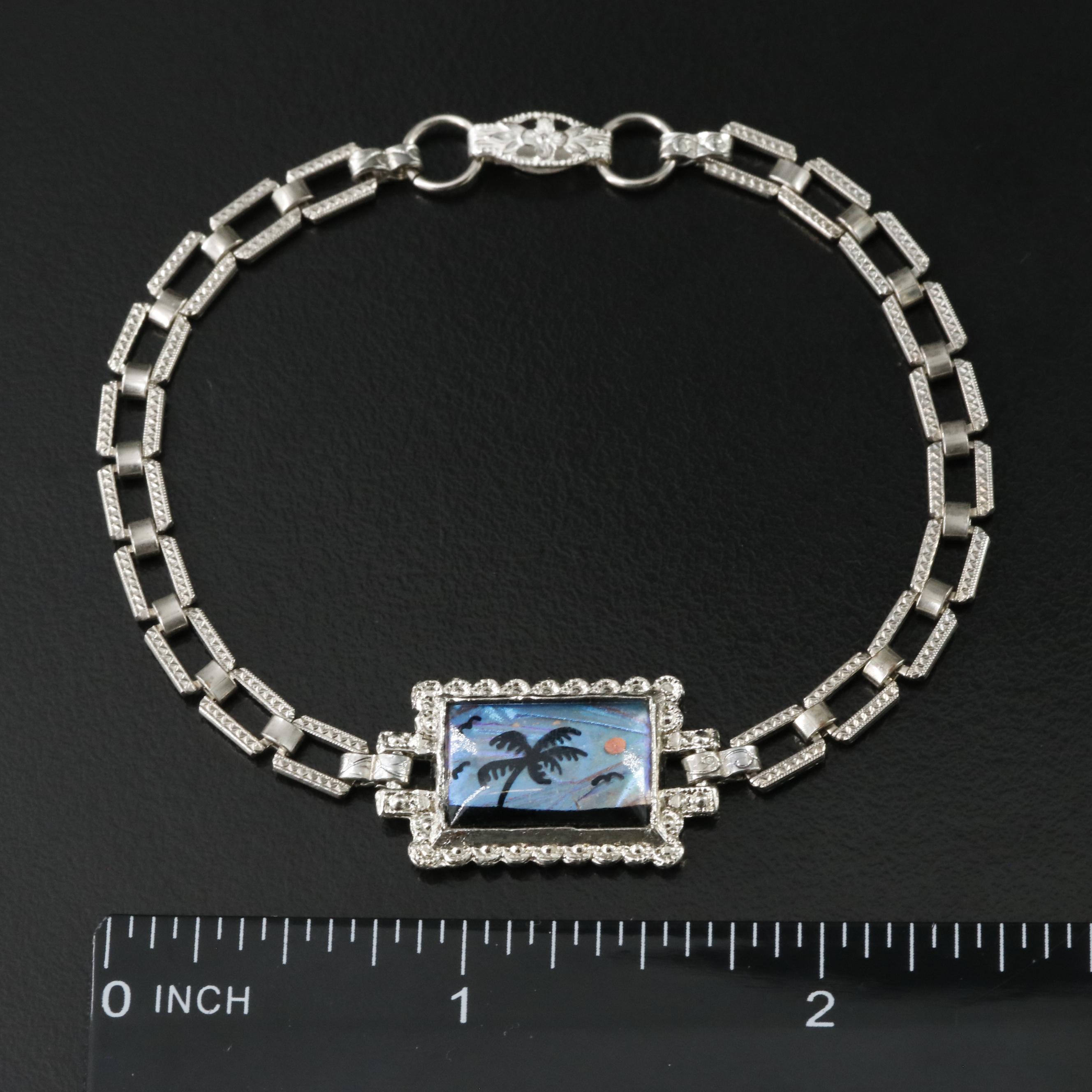 Vintage & Antique Jewelry Collection Including Blue Morpho Butterfly & Sterling