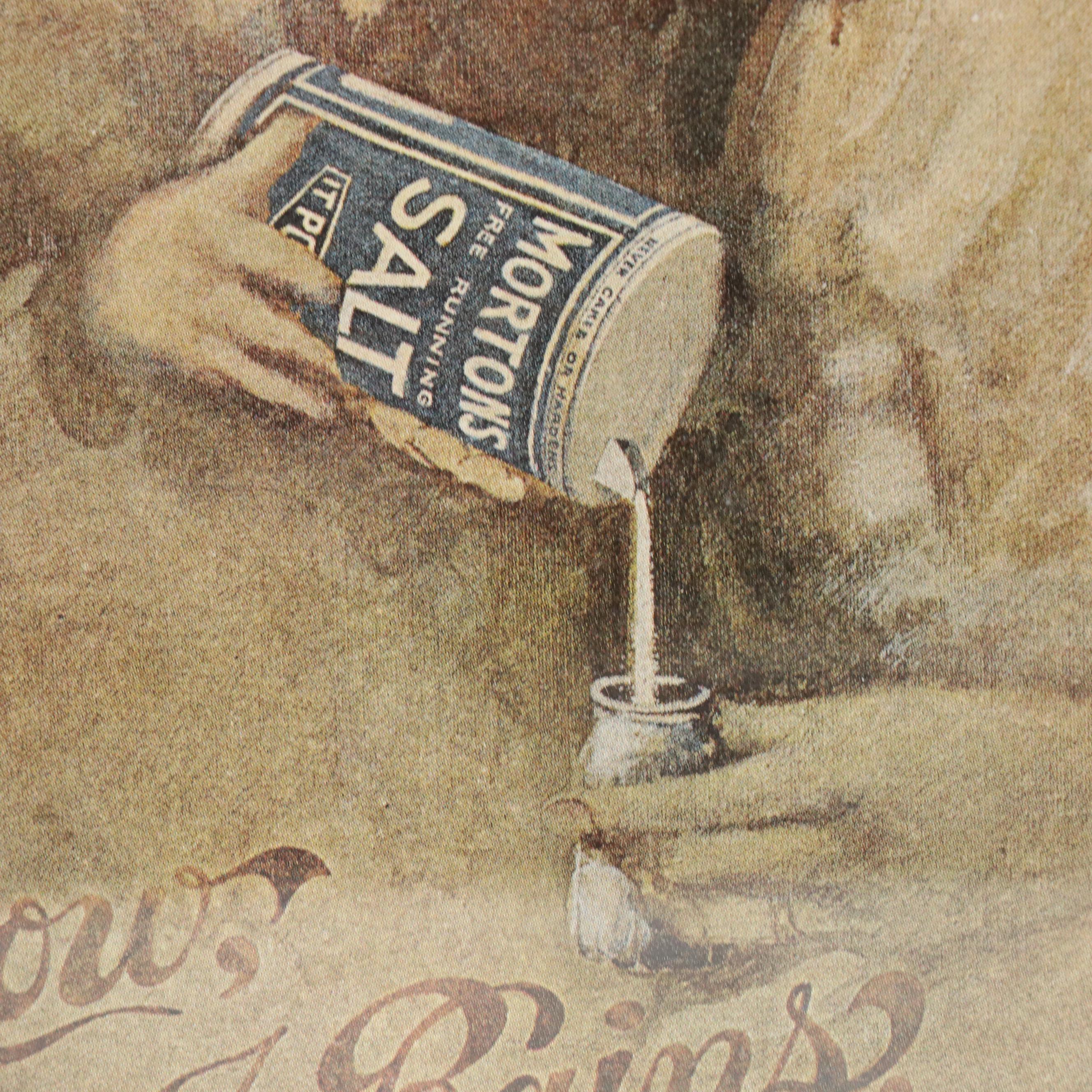 Offset Lithograph After 1960s Morton Salt Advertisement, Late 20th Century