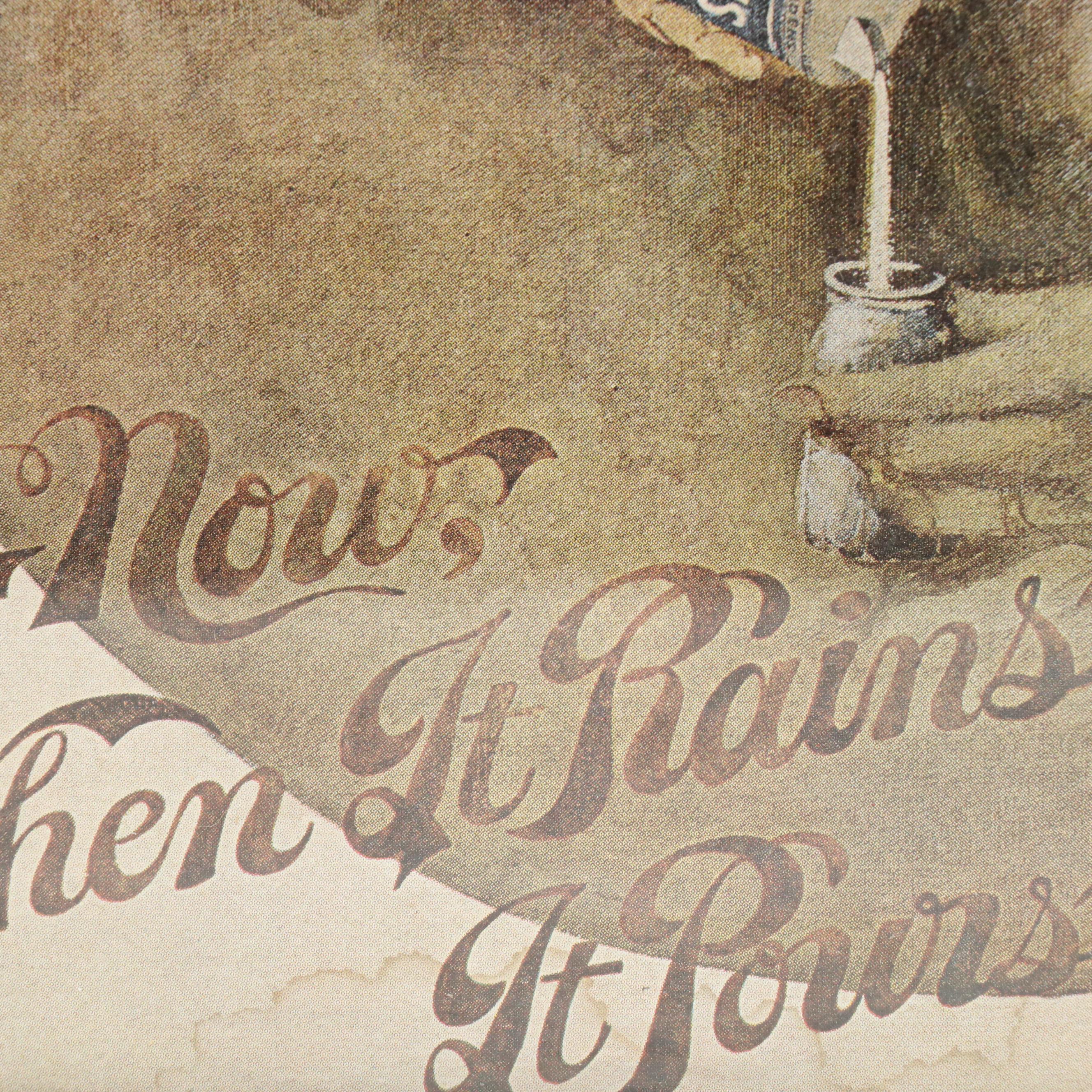 Offset Lithograph After 1960s Morton Salt Advertisement, Late 20th Century