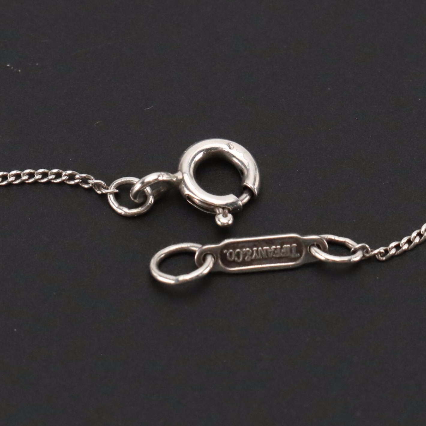 Tiffany & Co. Sterling Ribbon Bow Necklace