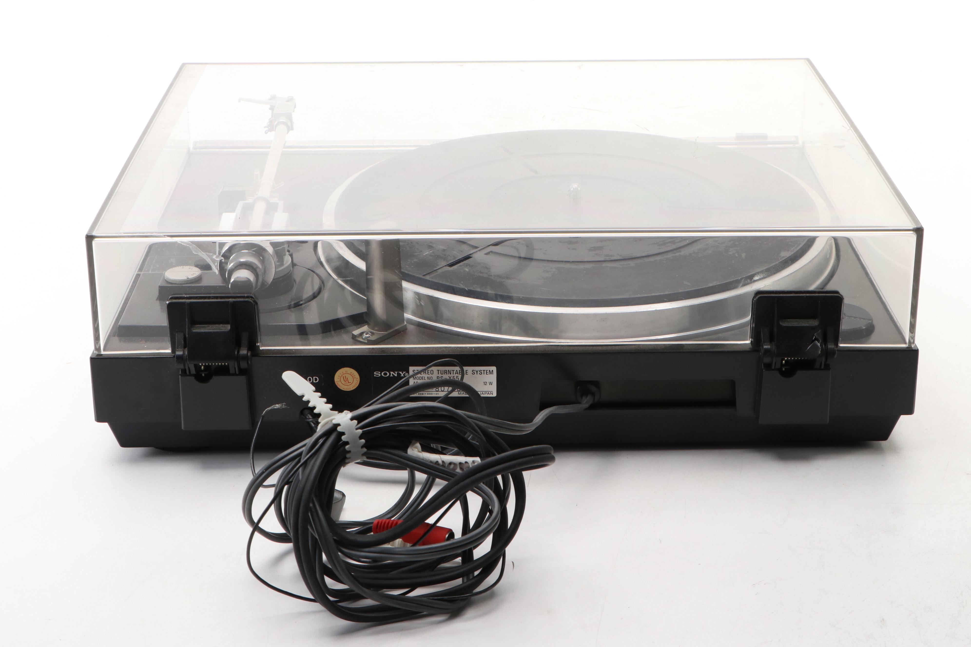 Sony PS-X55 Stereo Turntable System, 1980s