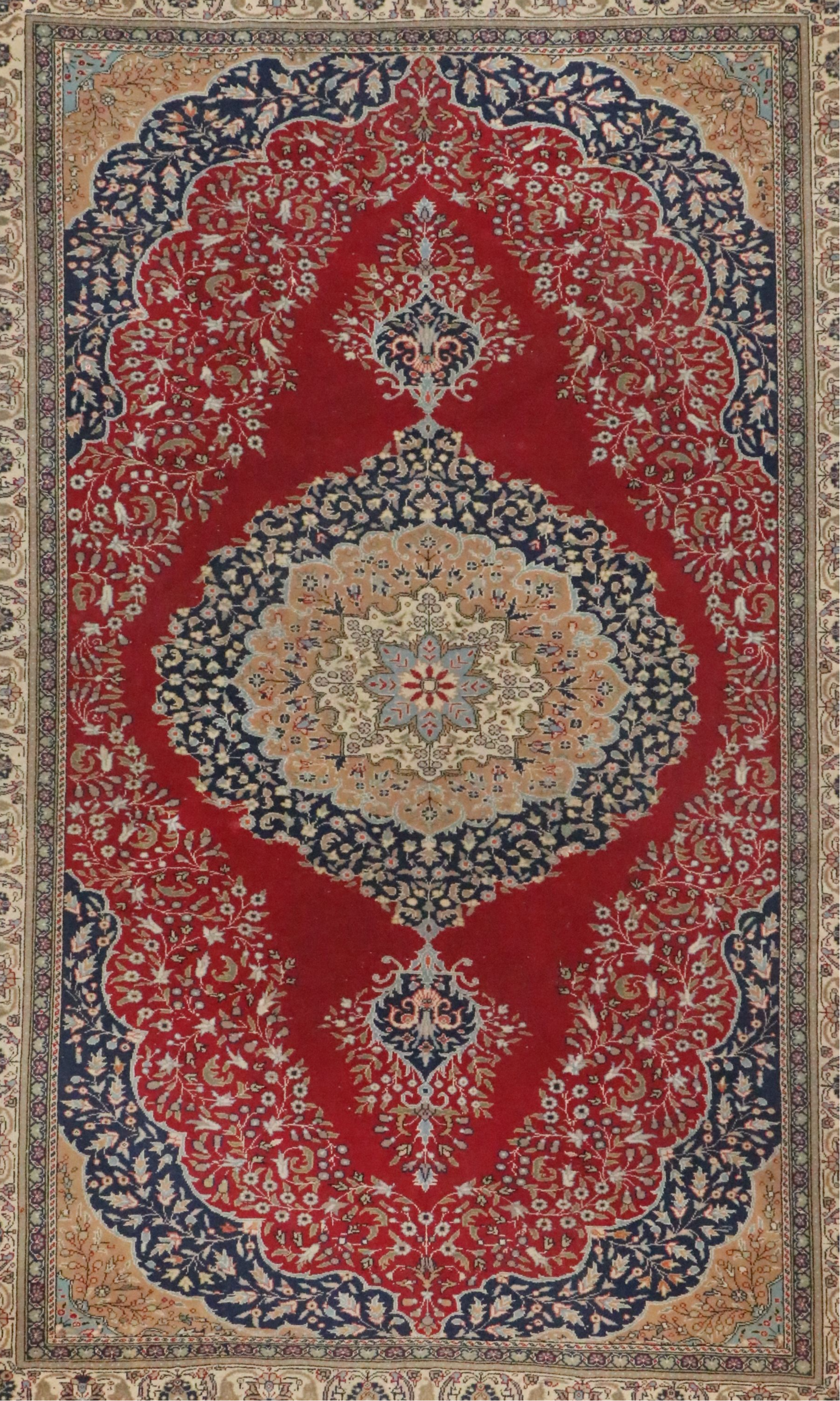 6'4 x 10'5 Hand-Knotted Turkish Area Rug