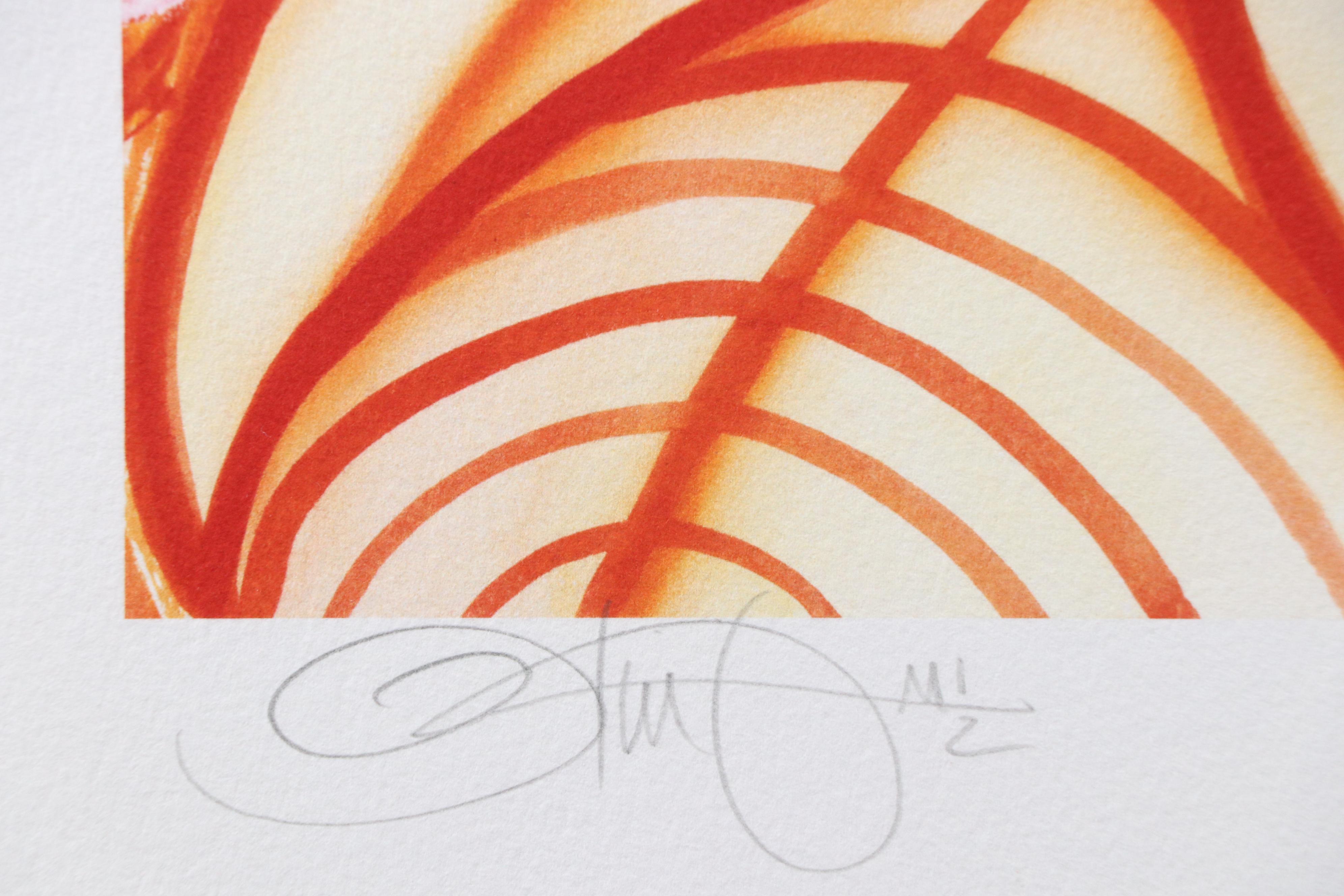 Olivia De Berardinis Stylized Pin-Up Giclée "Bettie Page," 21st Century