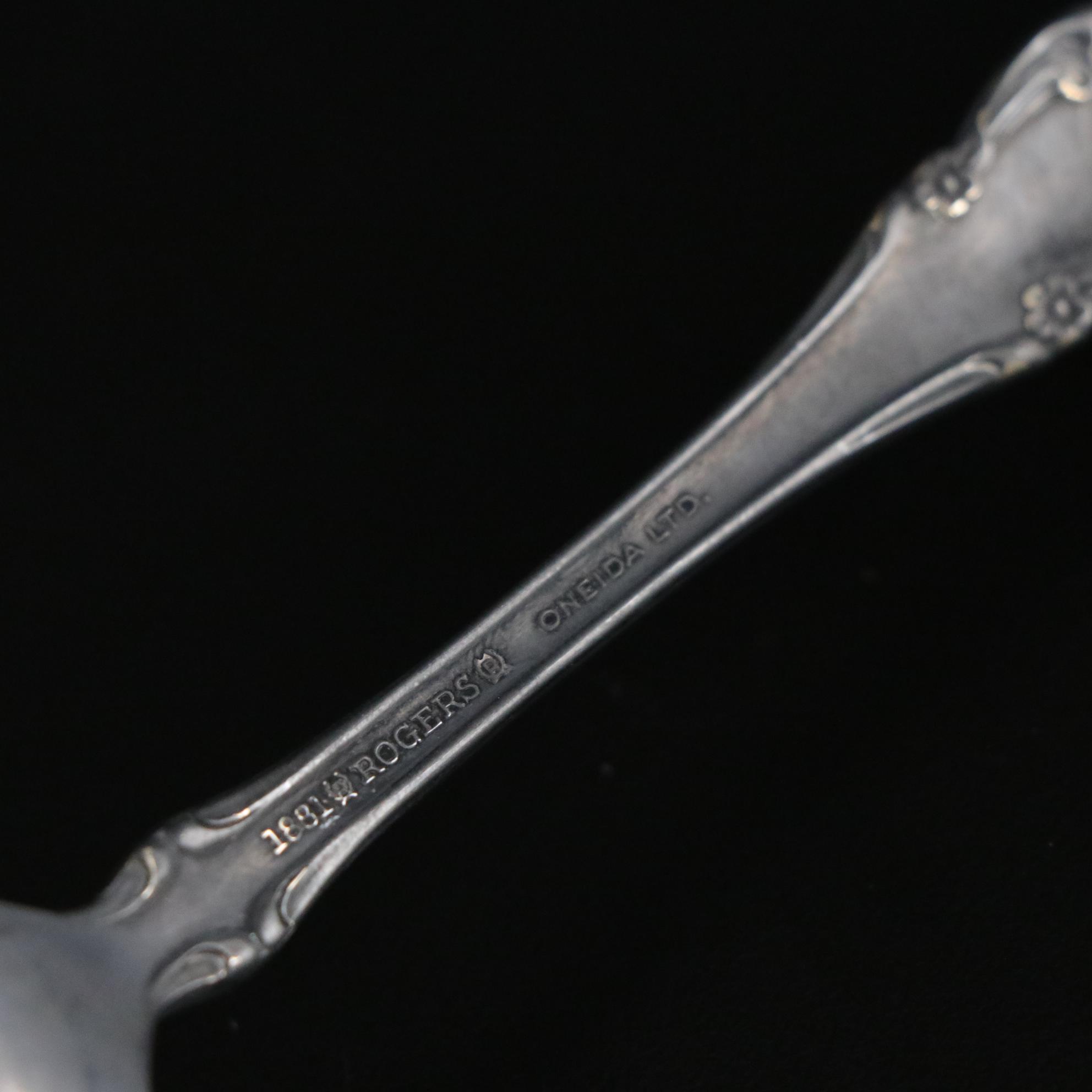 Pair of Westmoreland Weighted Sterling Candleholders with Other Tableware