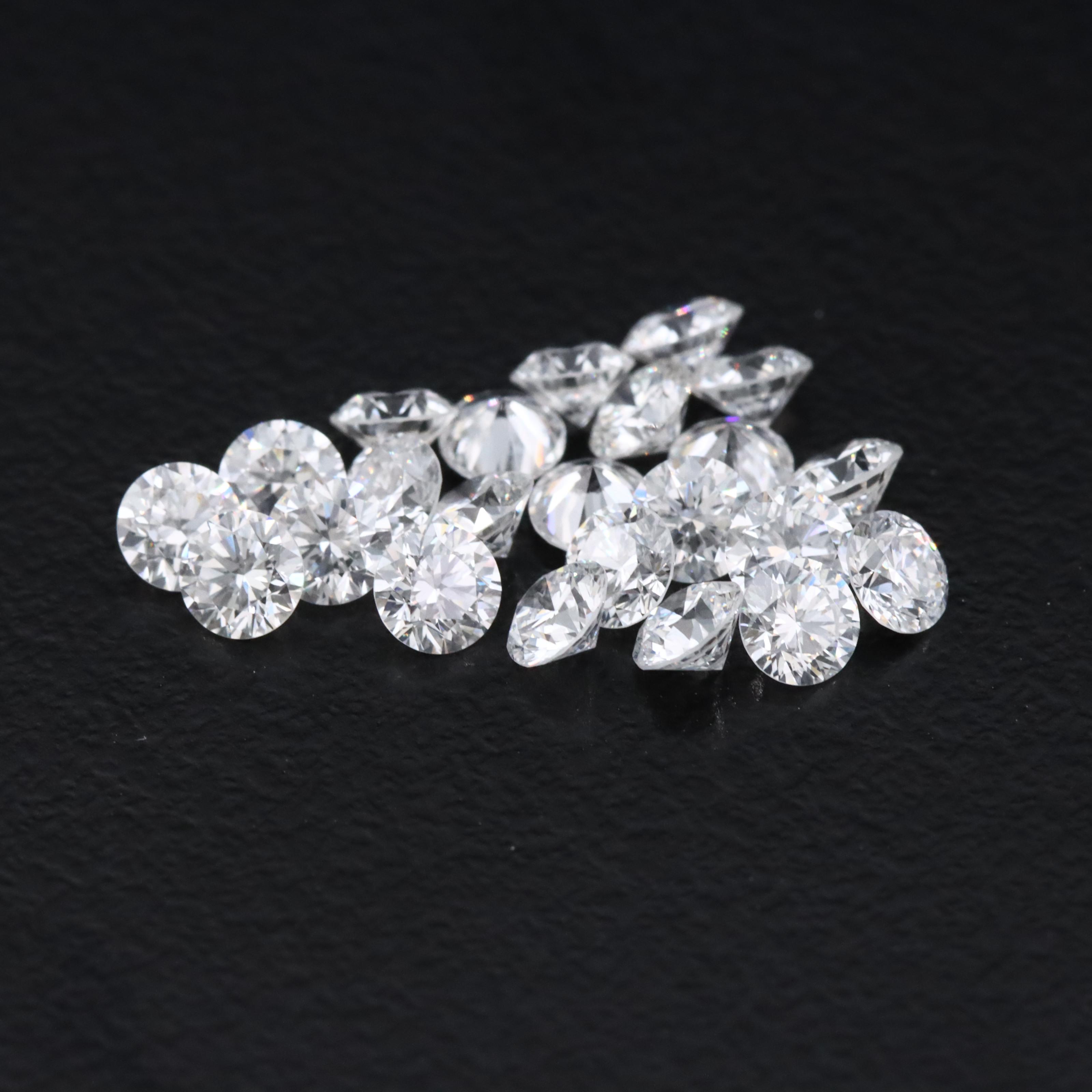 Loose 2.40 CTW Lab Grown Diamond Lot