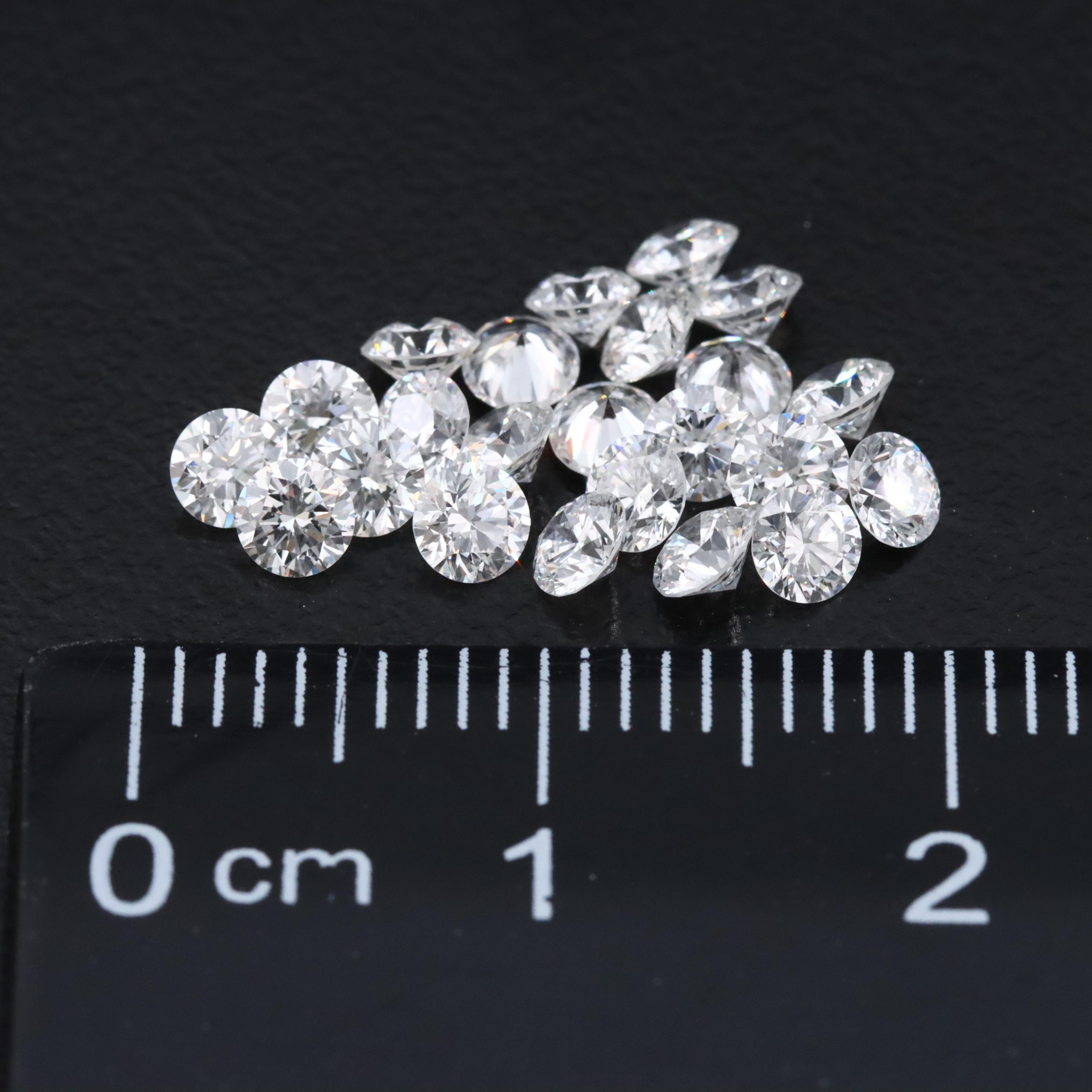Loose 2.40 CTW Lab Grown Diamond Lot