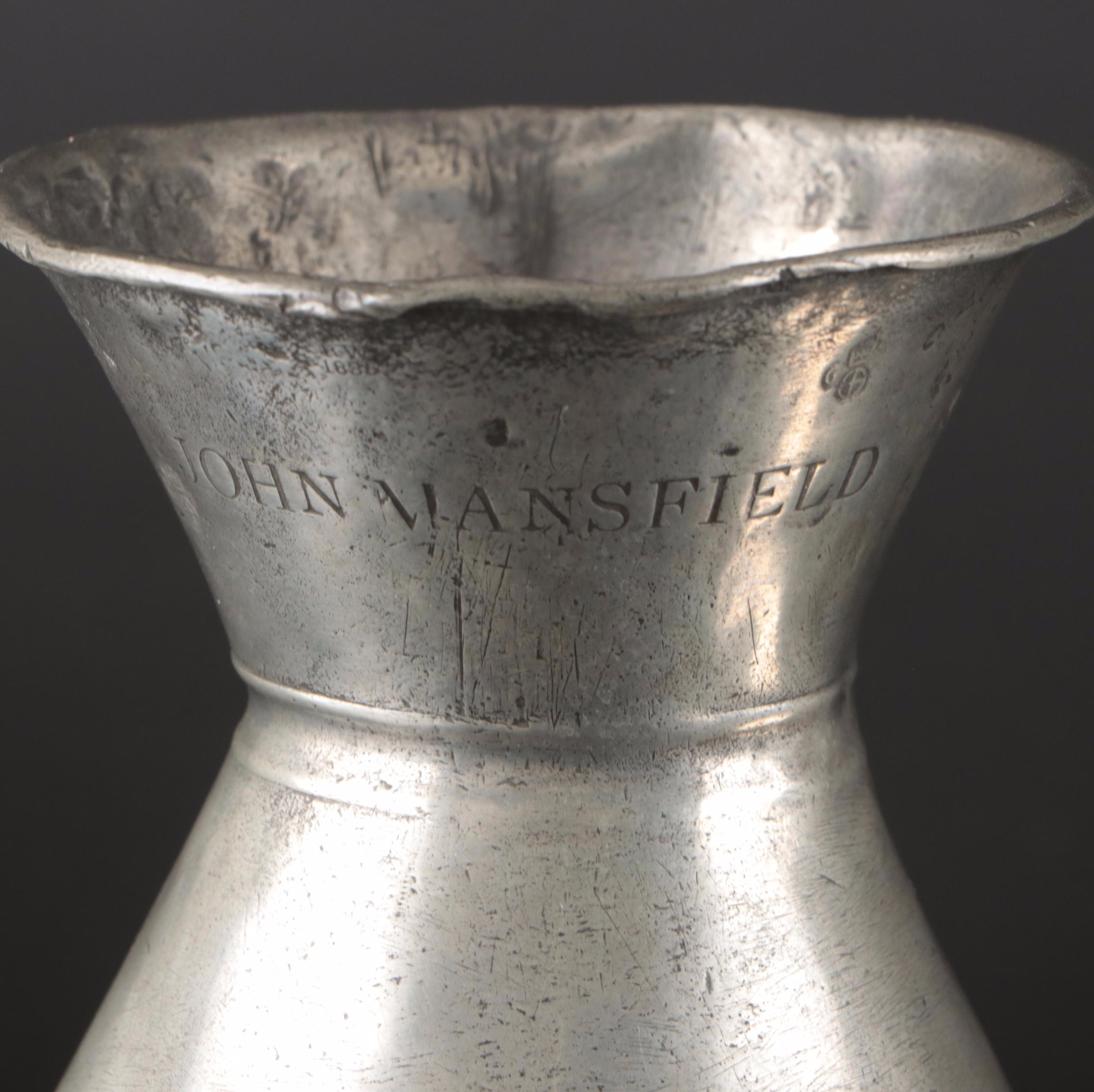 Joseph Austin & Sons Irish Pewter with Other Haystack Measures and Plates