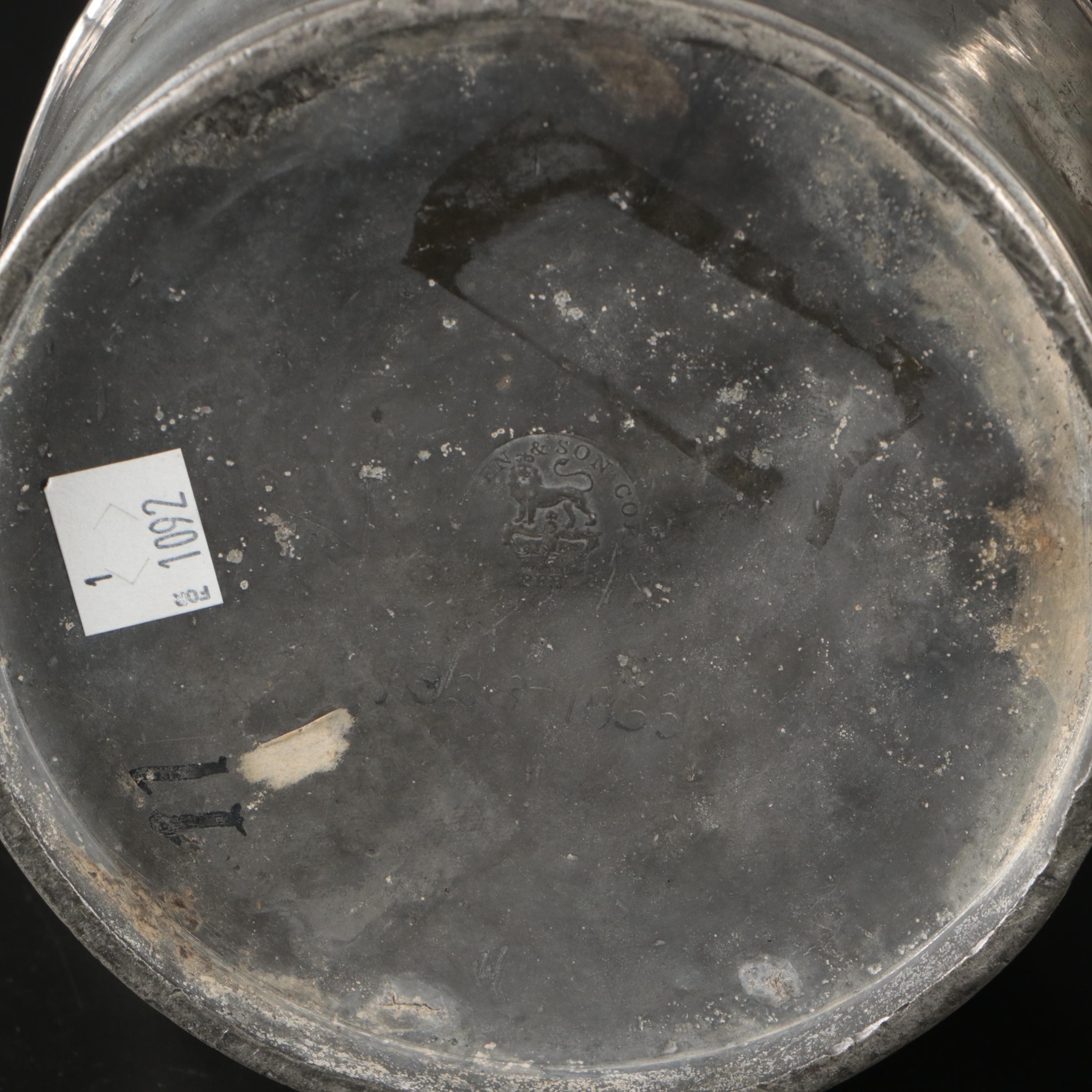 Joseph Austin & Sons Irish Pewter with Other Haystack Measures and Plates