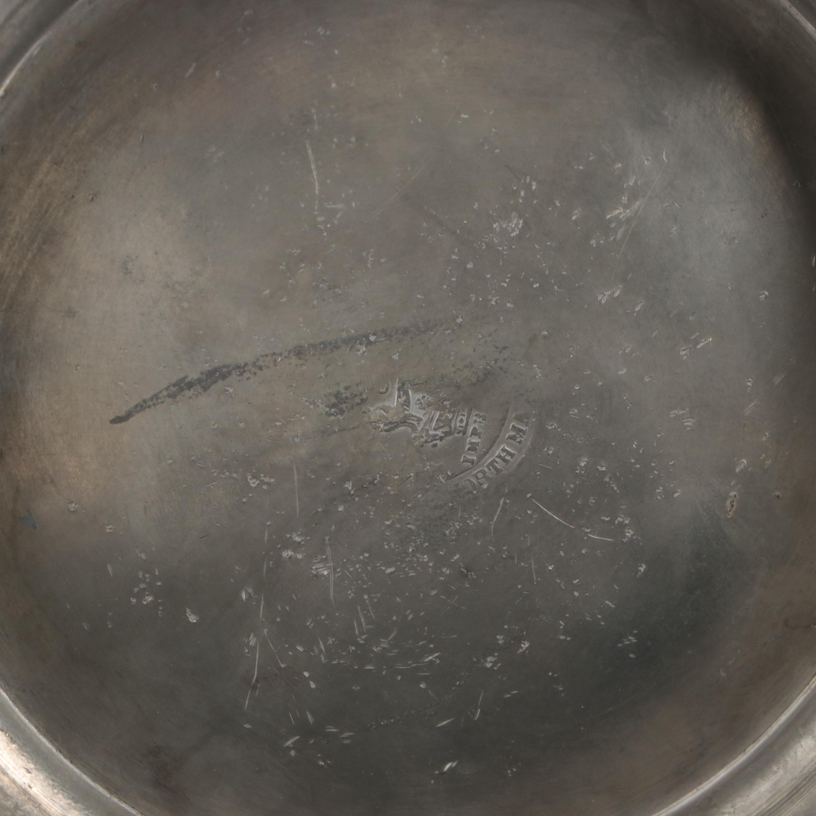 Joseph Austin & Sons Irish Pewter with Other Haystack Measures and Plates