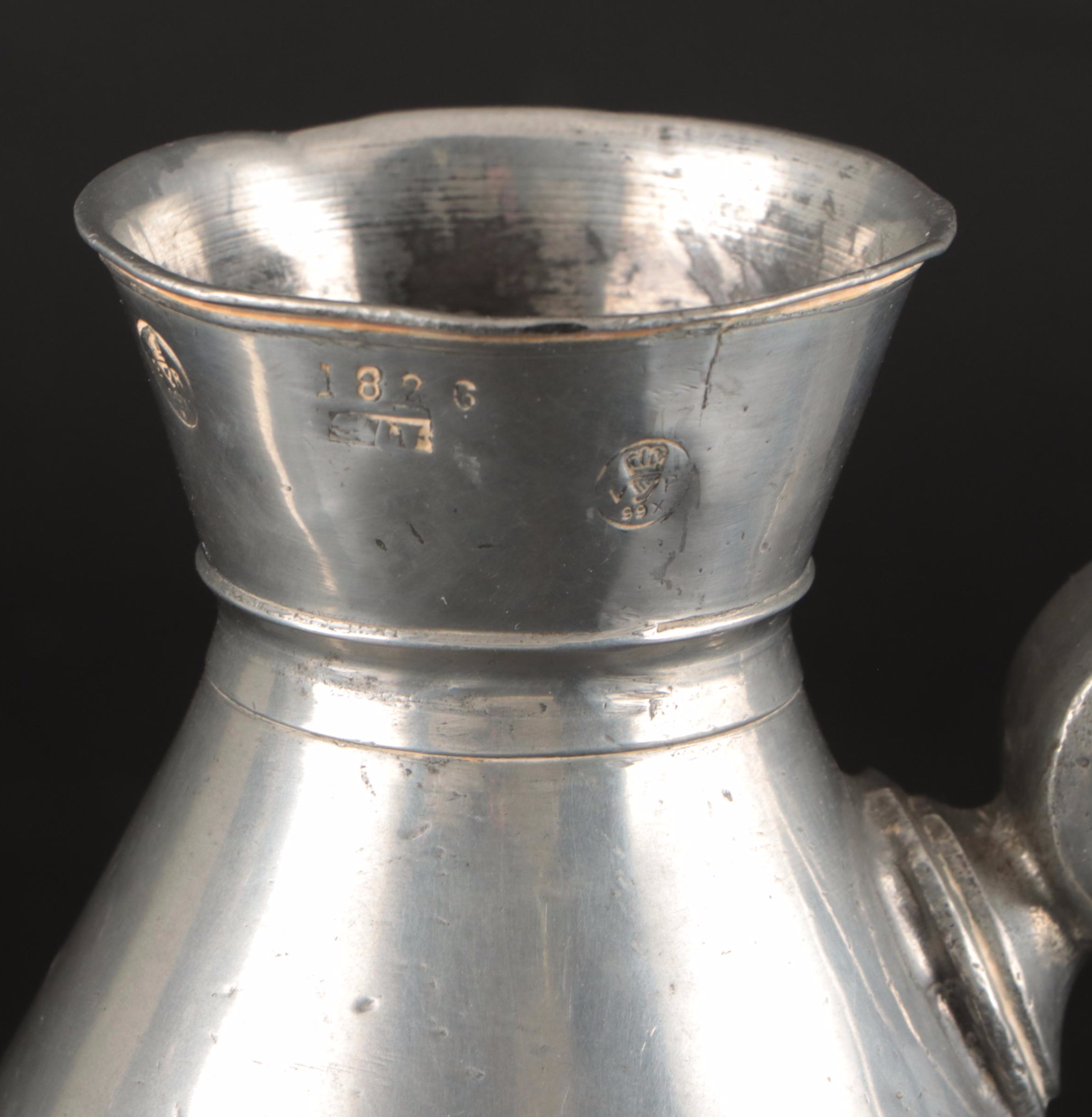 Joseph Austin & Sons Irish Pewter with Other Haystack Measures and Plates